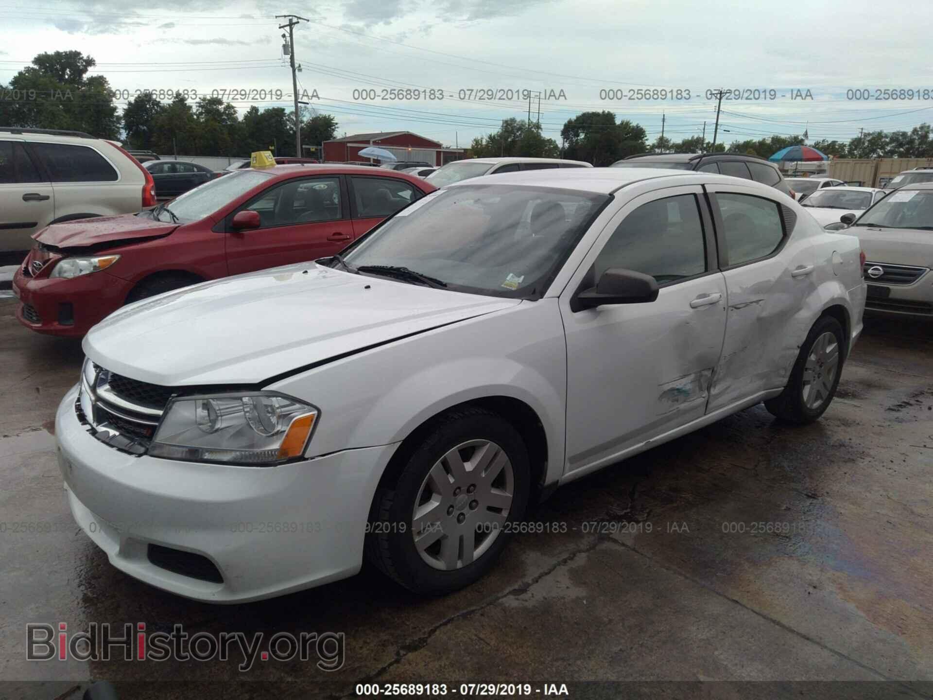 2012 DODGE AVENGER - VIN: 1C3CDZAB7CN111274 - Фото 2