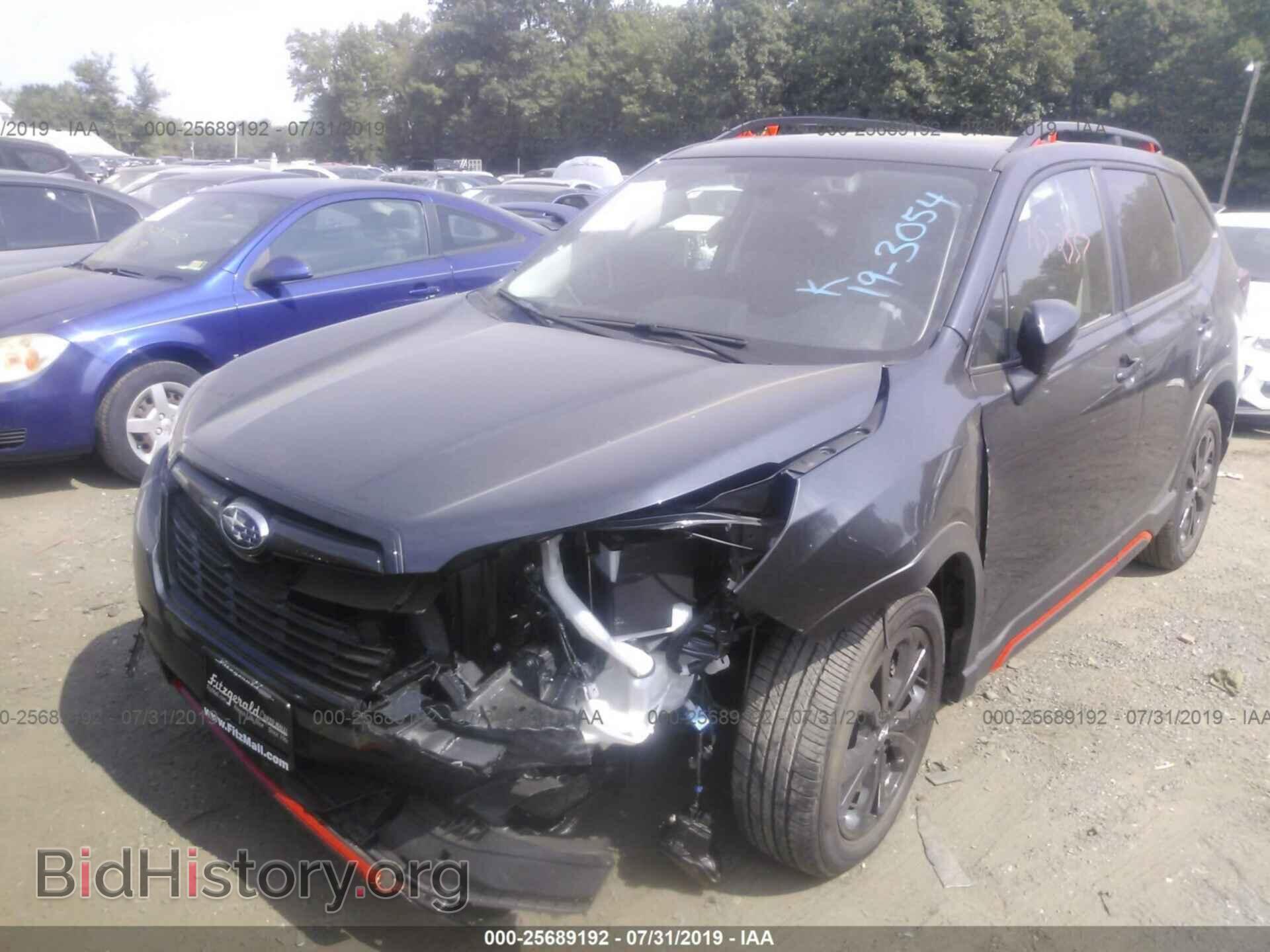 2019 SUBARU FORESTER - VIN: JF2SKAPC1KH473808 - Фото 2
