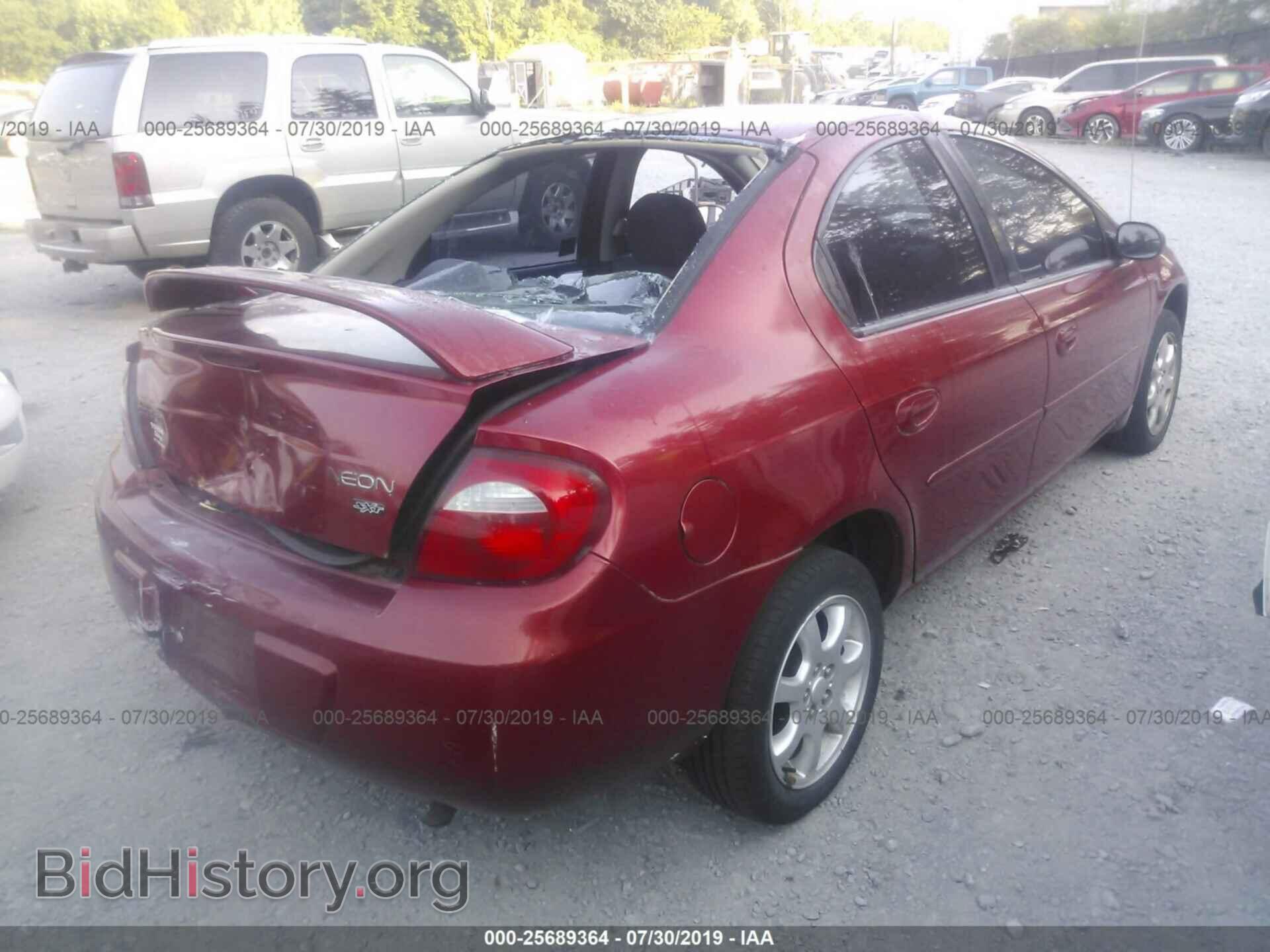 2005 DODGE NEON - VIN: 1B3ES56C45D251698 - Фото 4