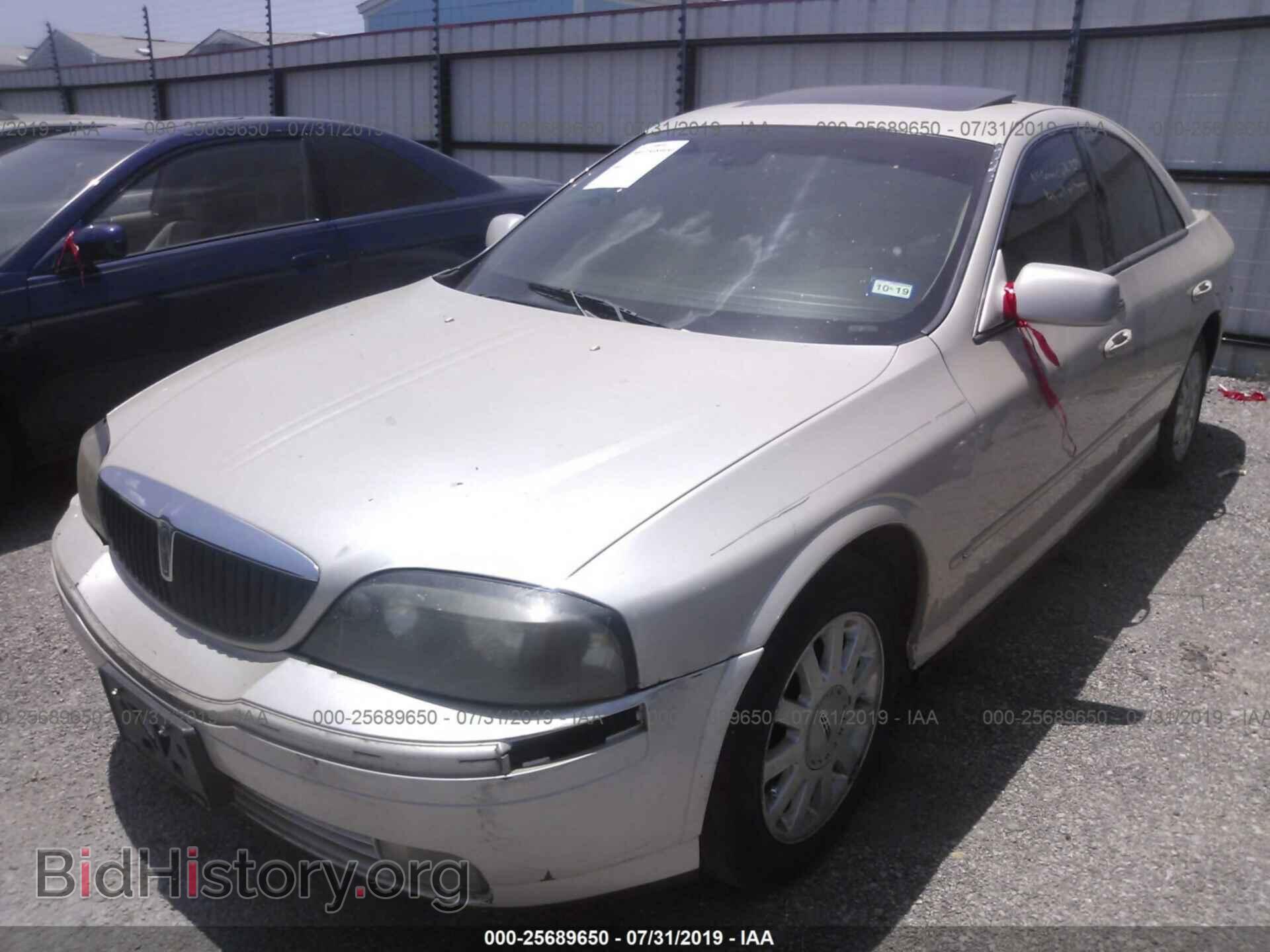 2003 LINCOLN LS - VIN: 1LNHM86S53Y691798 - Фото 2