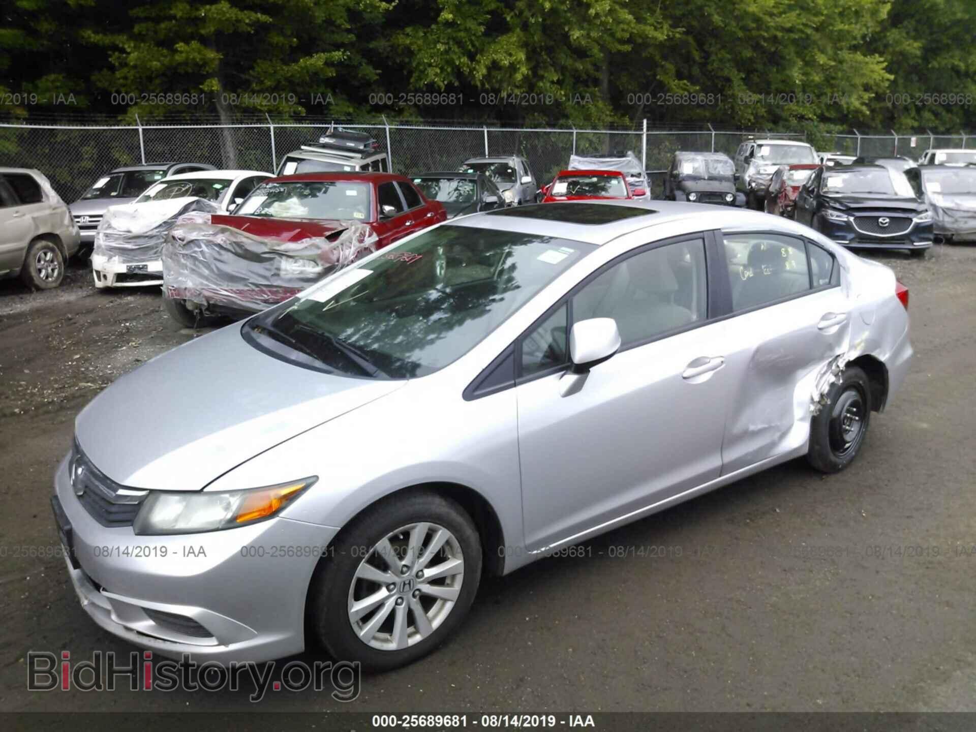 2012 HONDA CIVIC - VIN: 2HGFB2F82CH320063 - Photo 2
