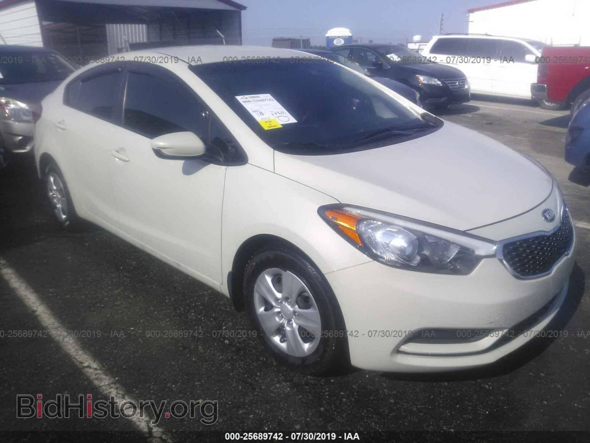 Photo KNAFK4A62E5238356 - KIA FORTE 2014