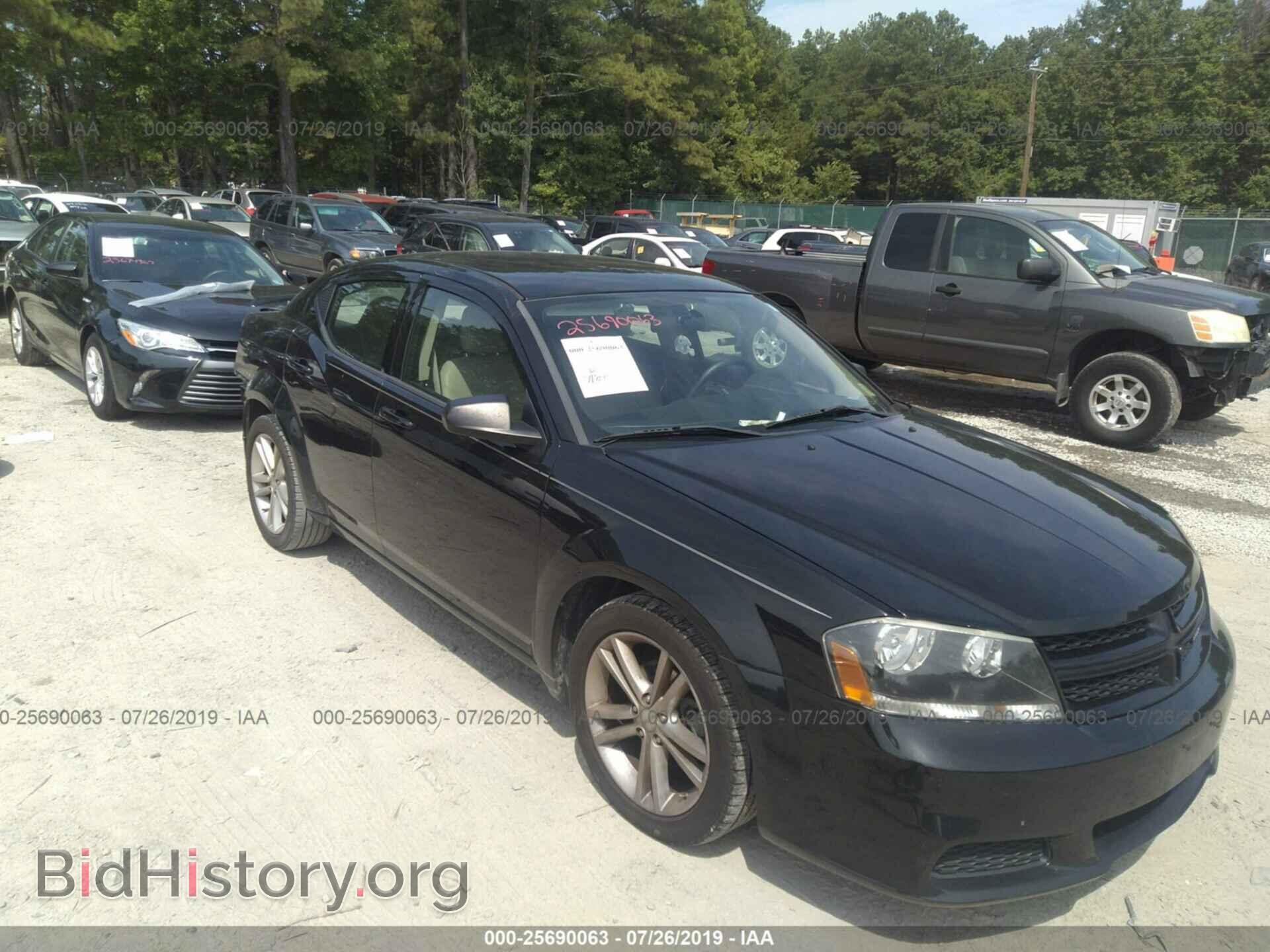 Photo 1C3CDZAB9EN162312 - DODGE AVENGER 2014