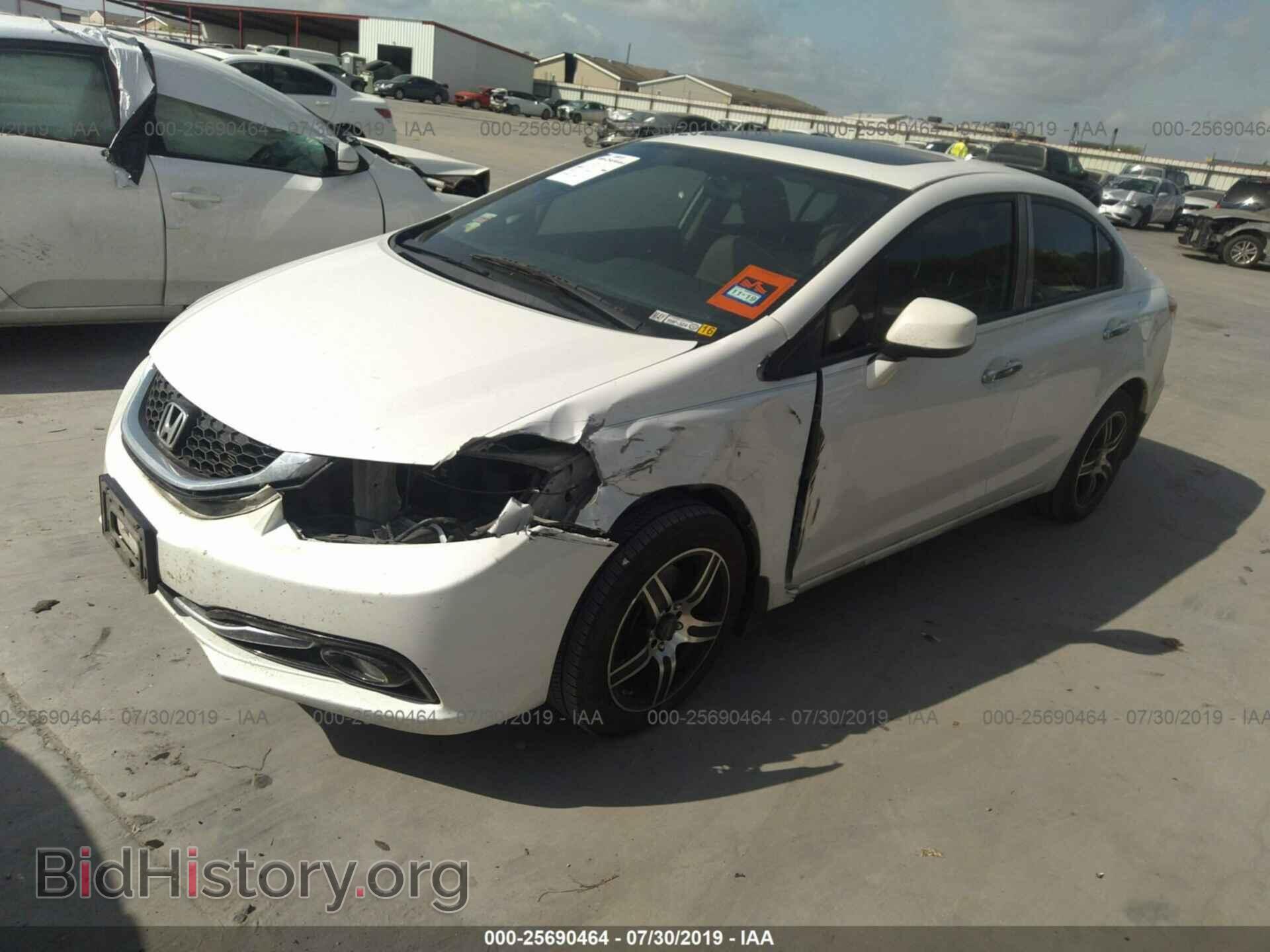 2013 HONDA CIVIC - VIN: 19XFB2F91DE076619 - Фото 2