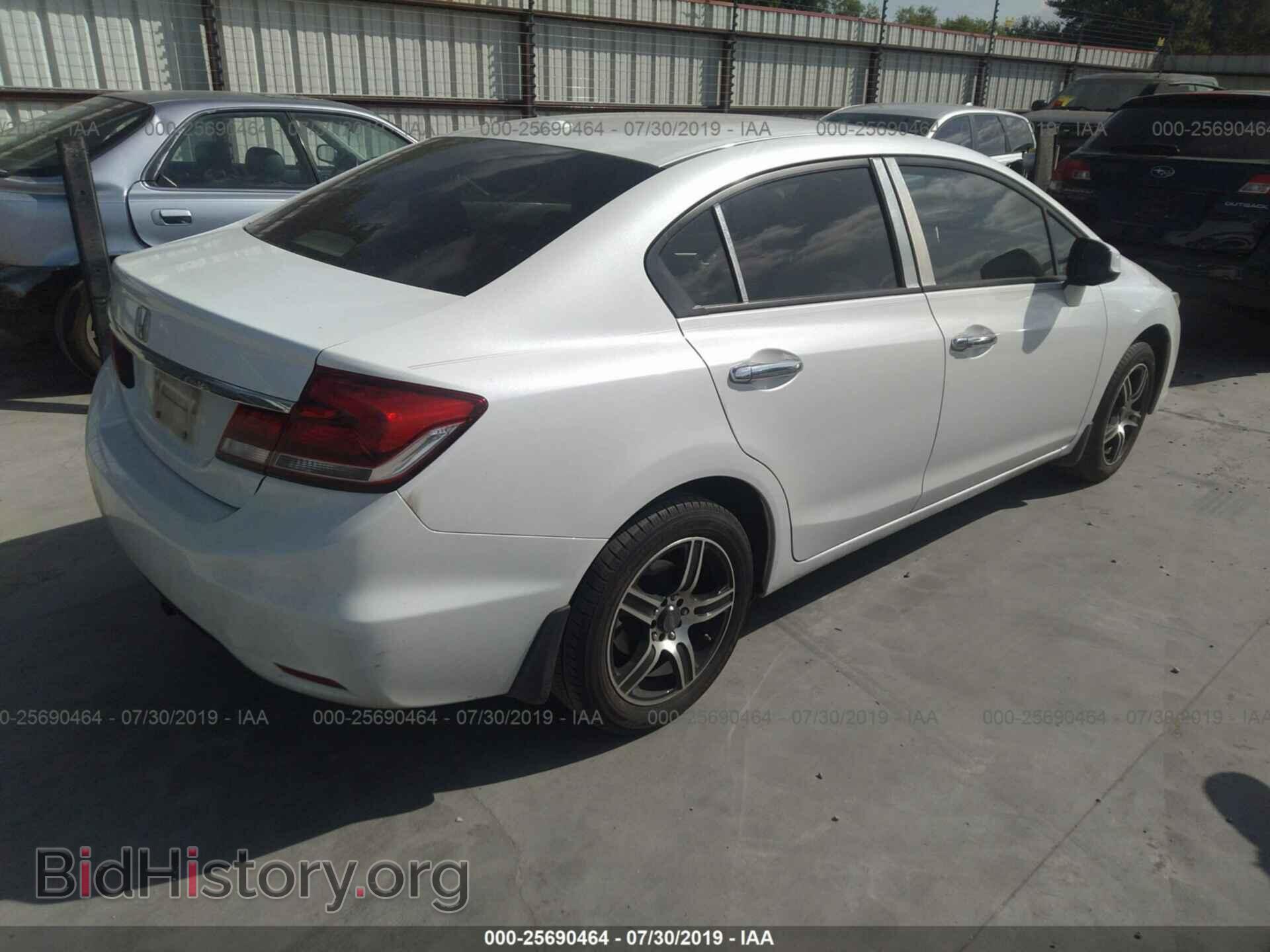 2013 HONDA CIVIC - VIN: 19XFB2F91DE076619 - Фото 4