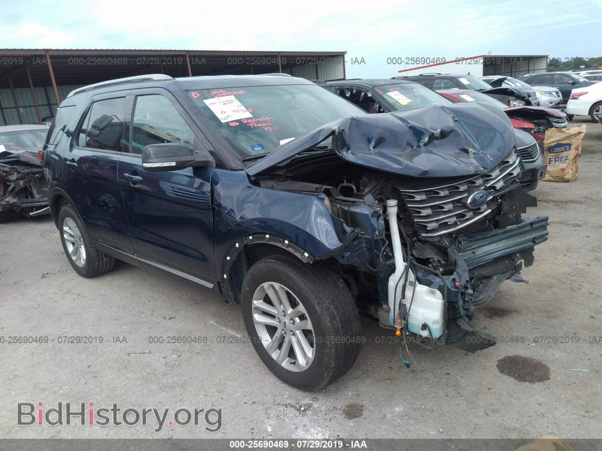 Photo 1FM5K7DH3GGC80941 - FORD EXPLORER 2016