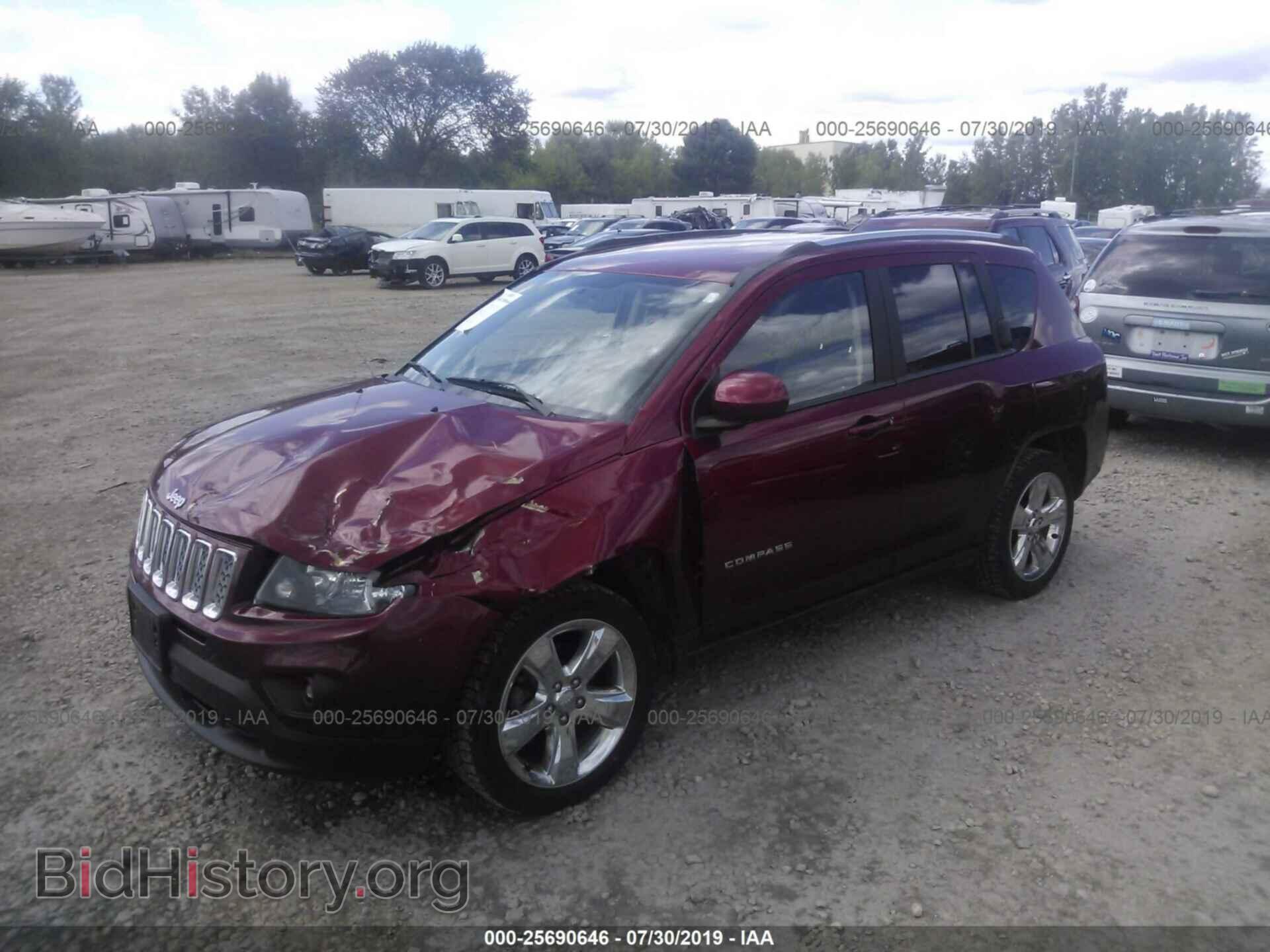 2014 JEEP COMPASS - VIN: 1C4NJDEB7ED600101 - Фото 2