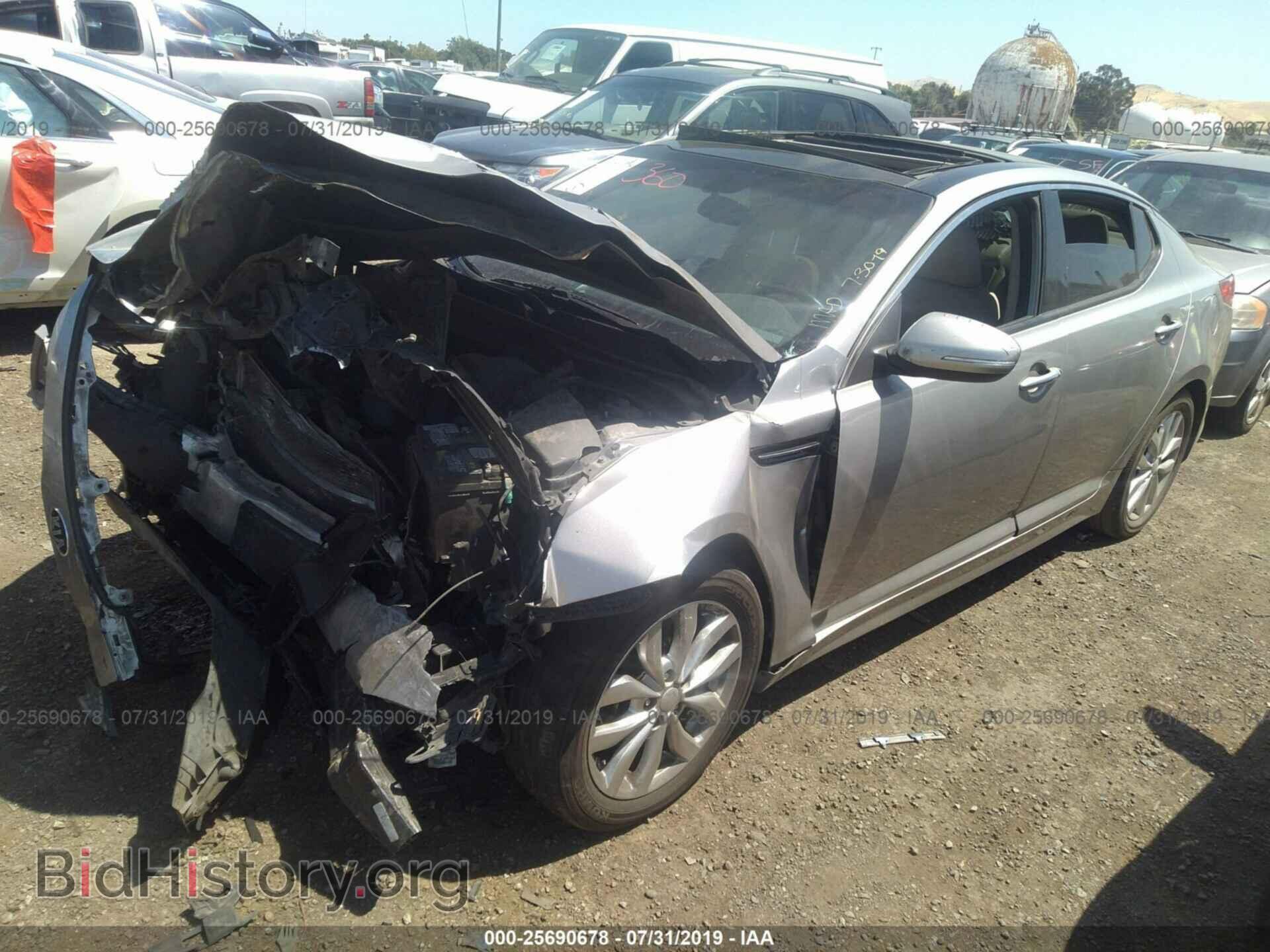 2015 KIA OPTIMA - VIN: 5XXGN4A75FG359676 - Фото 2