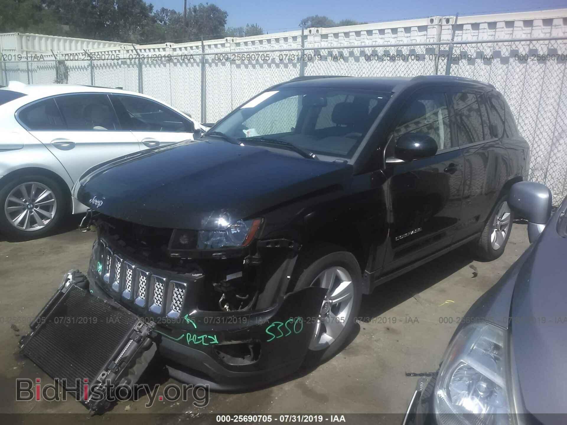 2014 JEEP COMPASS - VIN: 1C4NJCEB1ED503079 - Фото 2