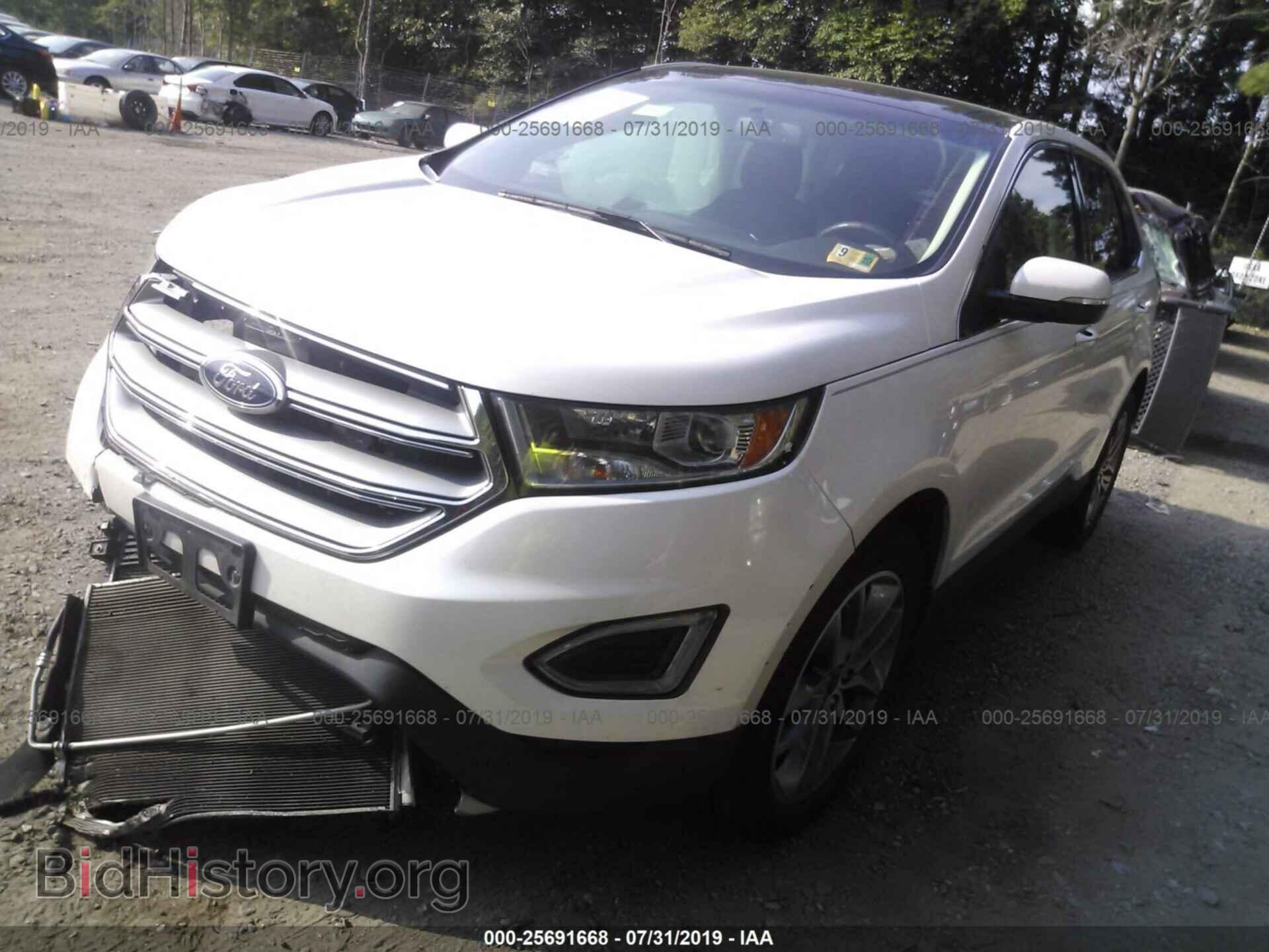 2016 FORD EDGE - VIN: 2FMPK3K85GBC34782 - Фото 2