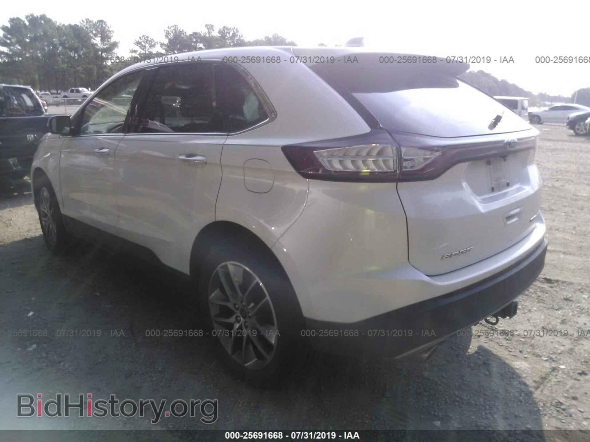 2016 FORD EDGE - VIN: 2FMPK3K85GBC34782 - Фото 3