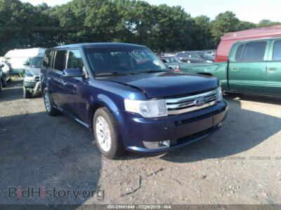 2011 Ford FLEX, синий — VIN 2FMGK5CC9BBD03450, IAAI