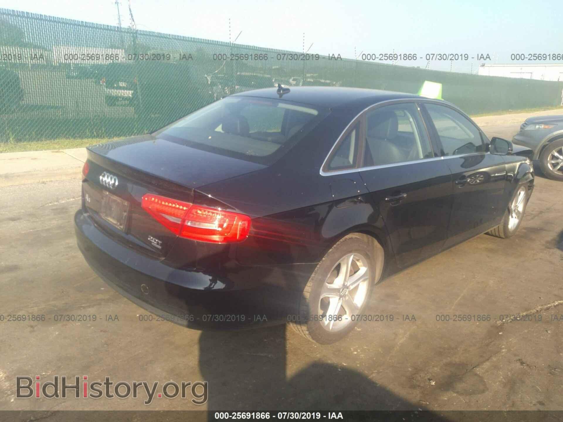 2013 AUDI A4 - VIN: WAUBFAFL6DA162873 - Photo 4