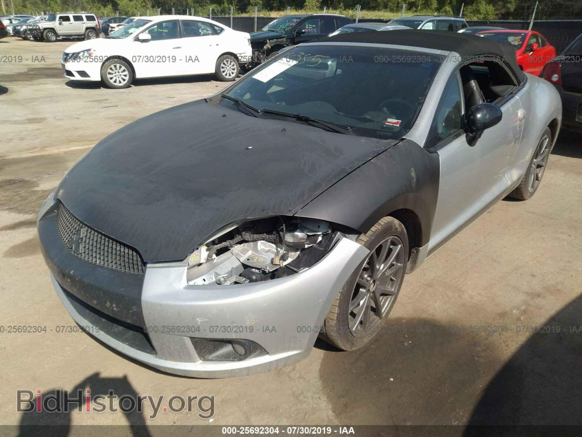 2012 MITSUBISHI ECLIPSE - VIN: 4A37L5EF4CE008168 - Фото 2