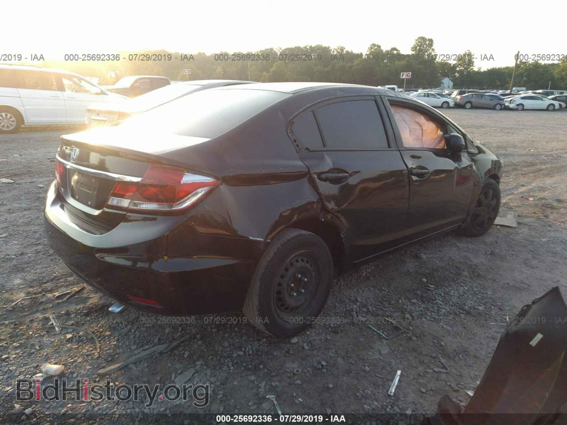2013 HONDA CIVIC - VIN: 19XFB2F54DE286709 - Фото 4
