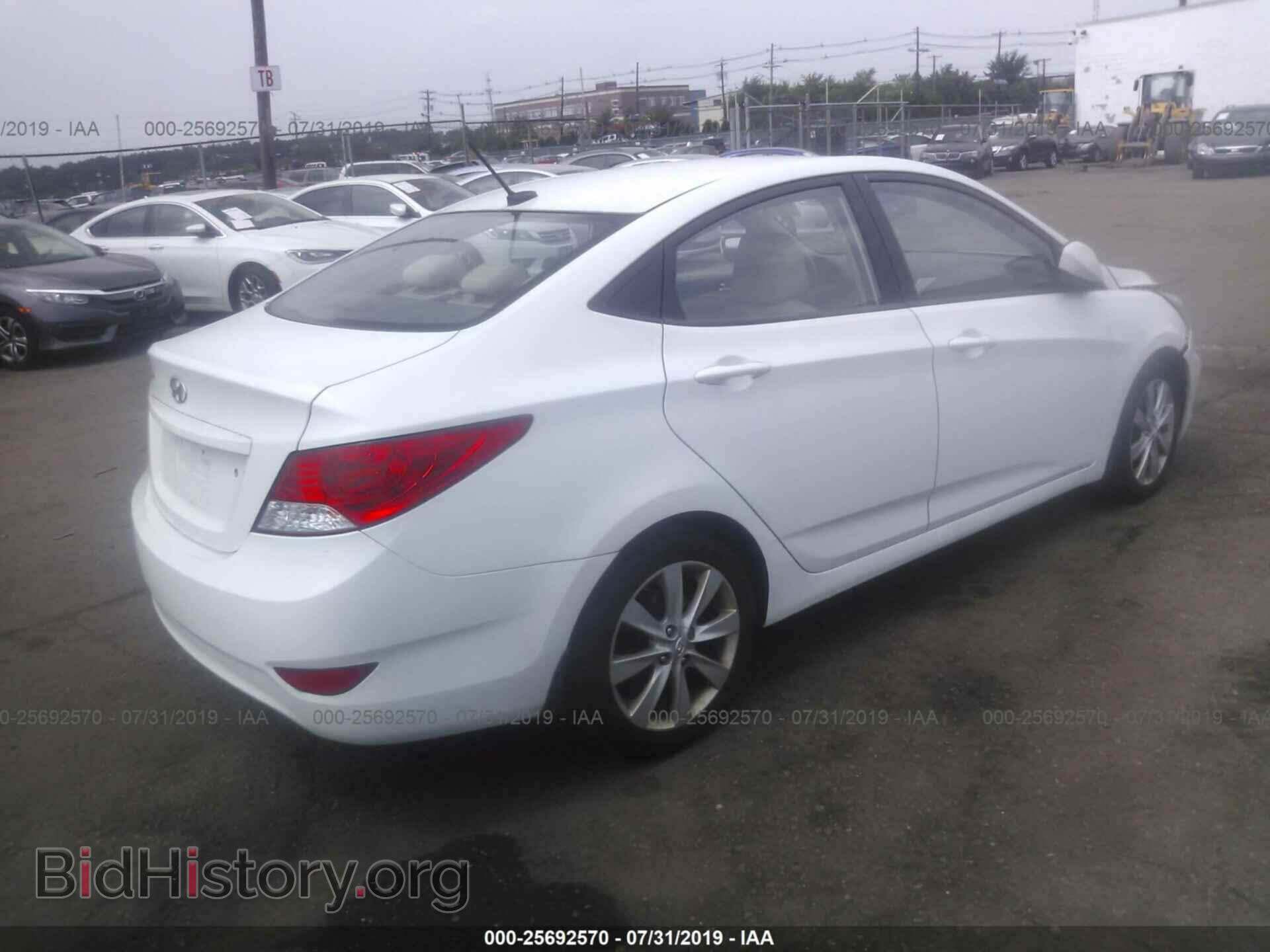 2012 HYUNDAI ACCENT - VIN: KMHCU4AE2CU141311 - Фото 4