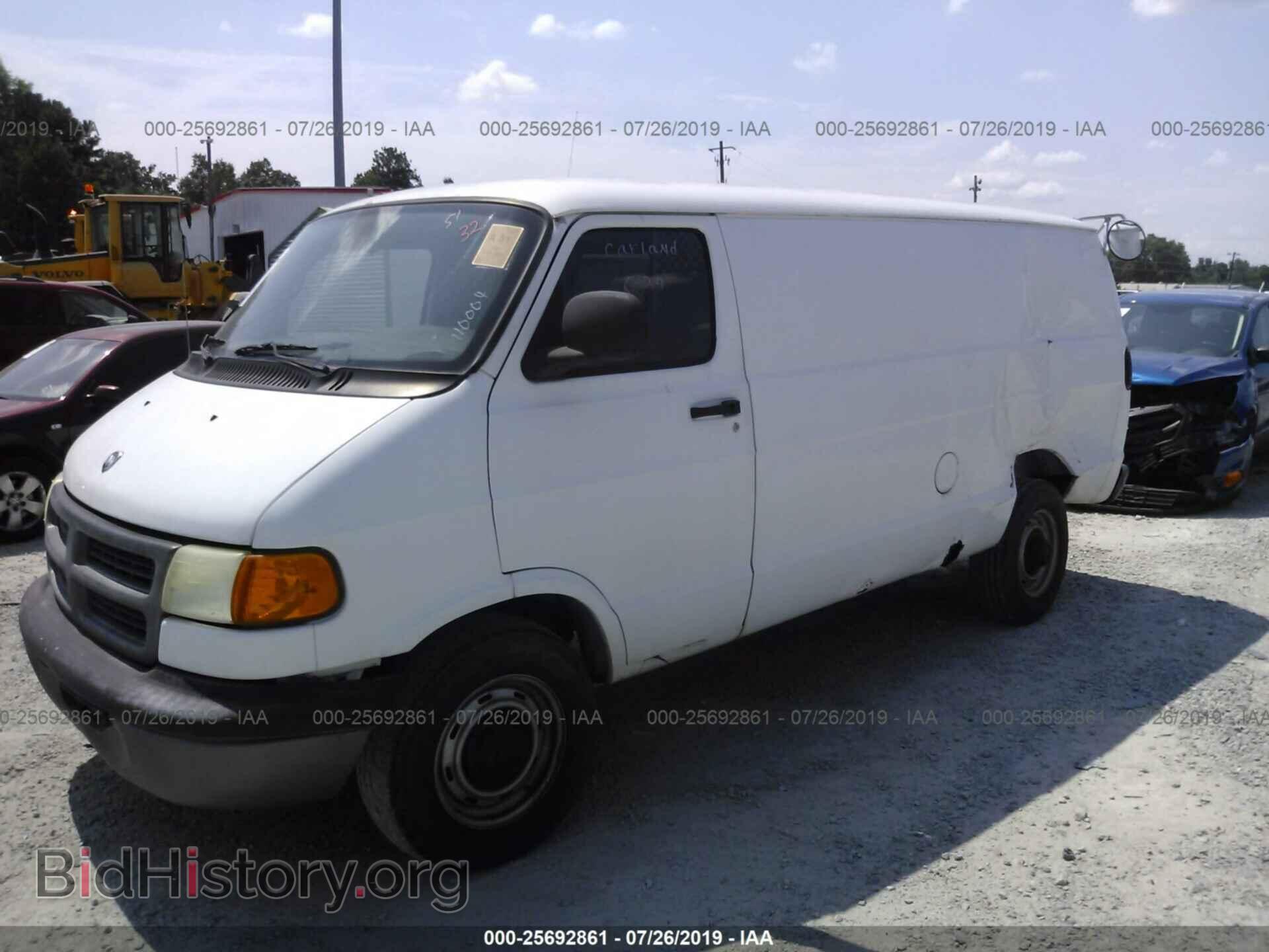 2002 DODGE RAM VAN - VIN: 2B7KB31Y62K135462 - Фото 2