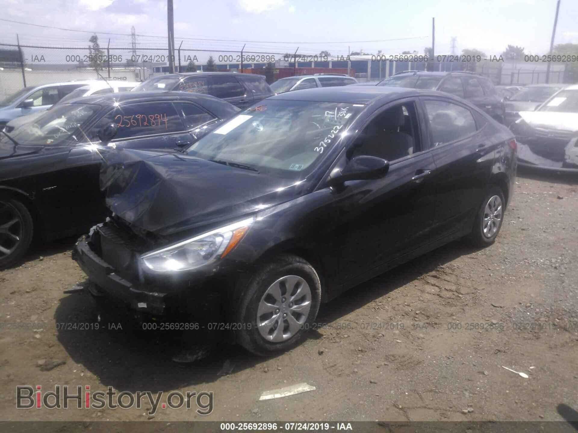 2017 HYUNDAI ACCENT - VIN: KMHCT4AE0HU375022 - Фото 2