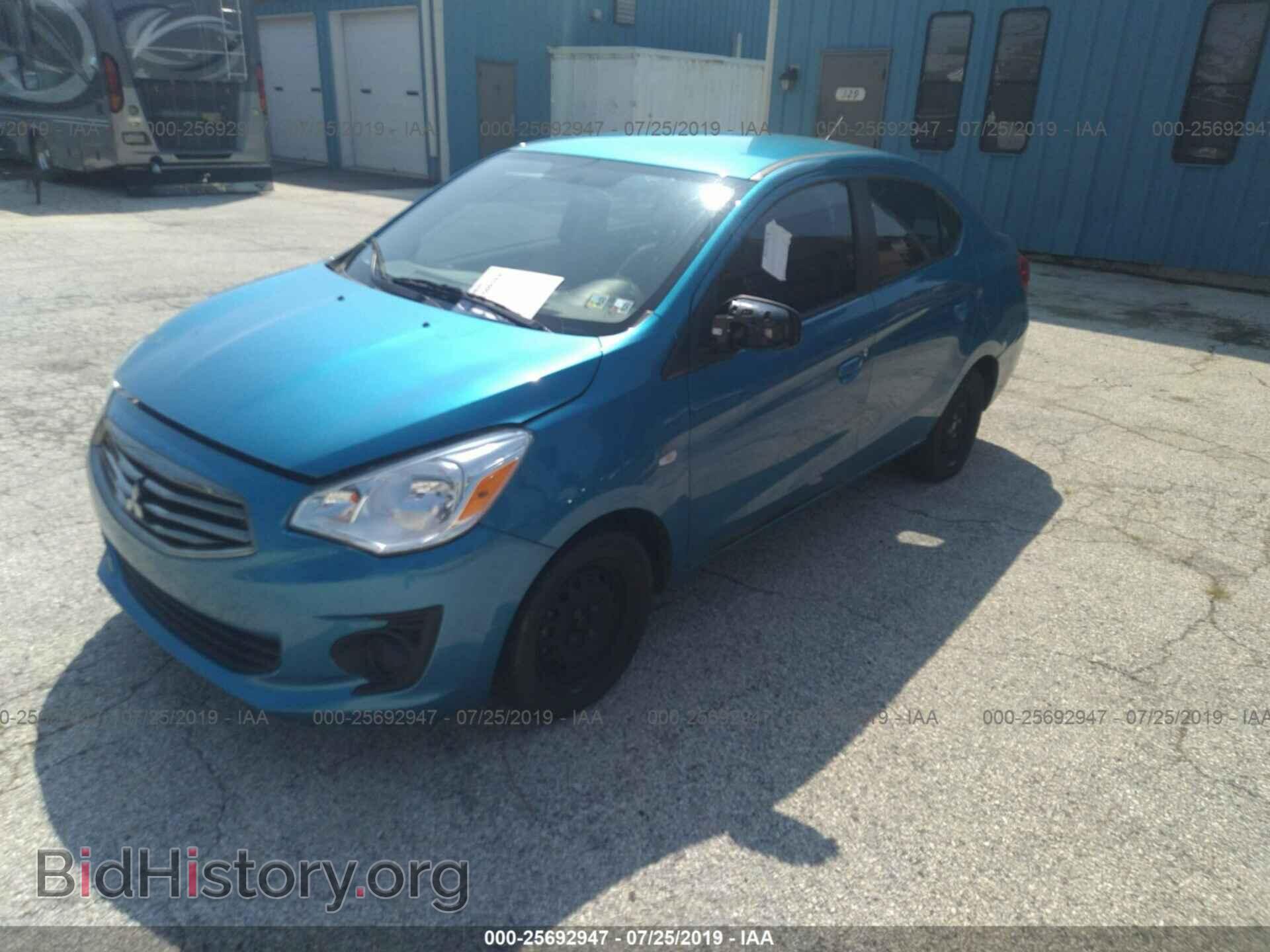 2017 MITSUBISHI MIRAGE - VIN: ML32F3FJXHHF14577 - Фото 2