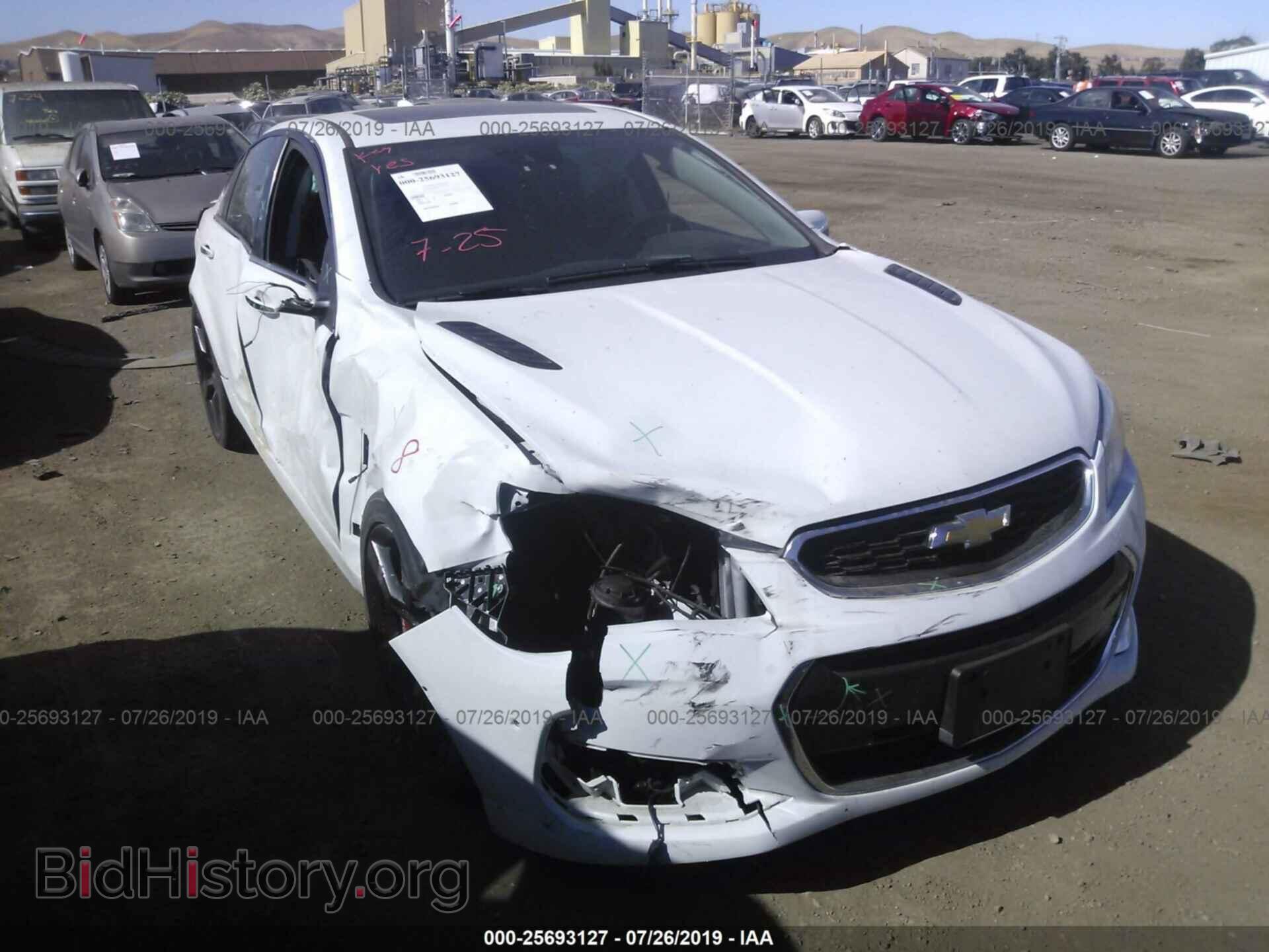 Photo 6G3F15RWXGL205624 - CHEVROLET SS 2016