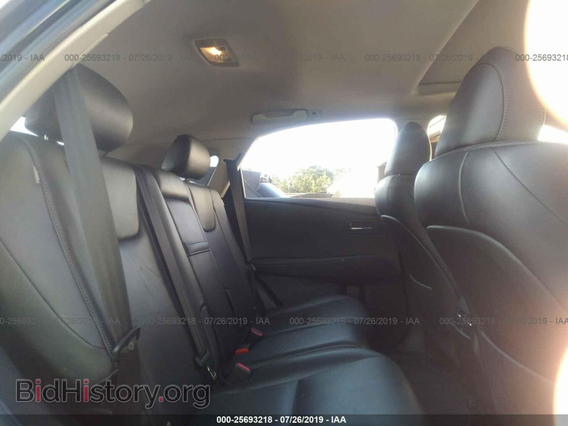 2014 LEXUS RX - VIN: 2T2BK1BA9EC239893 - Фото 8