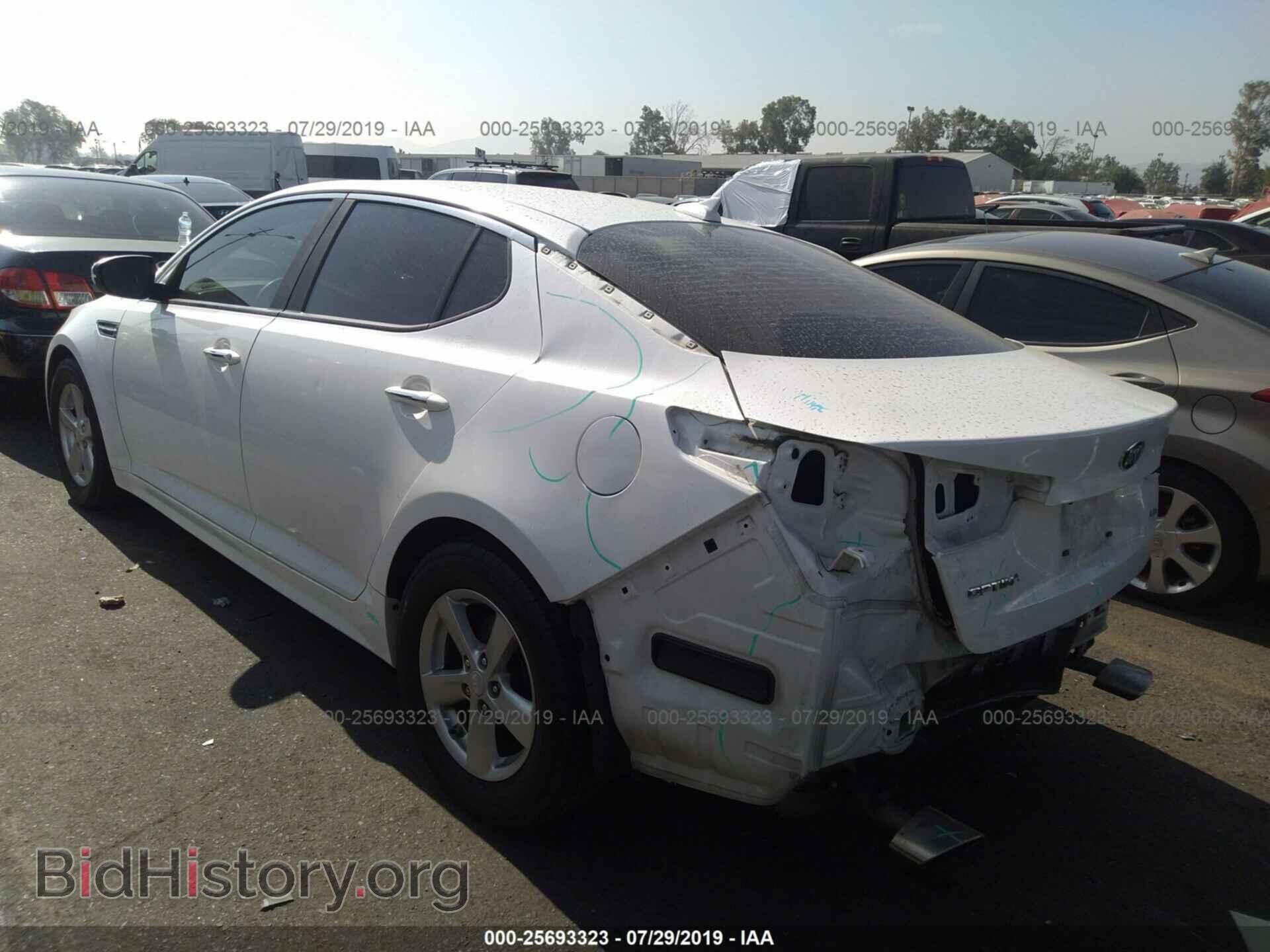 2015 KIA OPTIMA - VIN: KNAGM4A71F5549379 - Photo 3