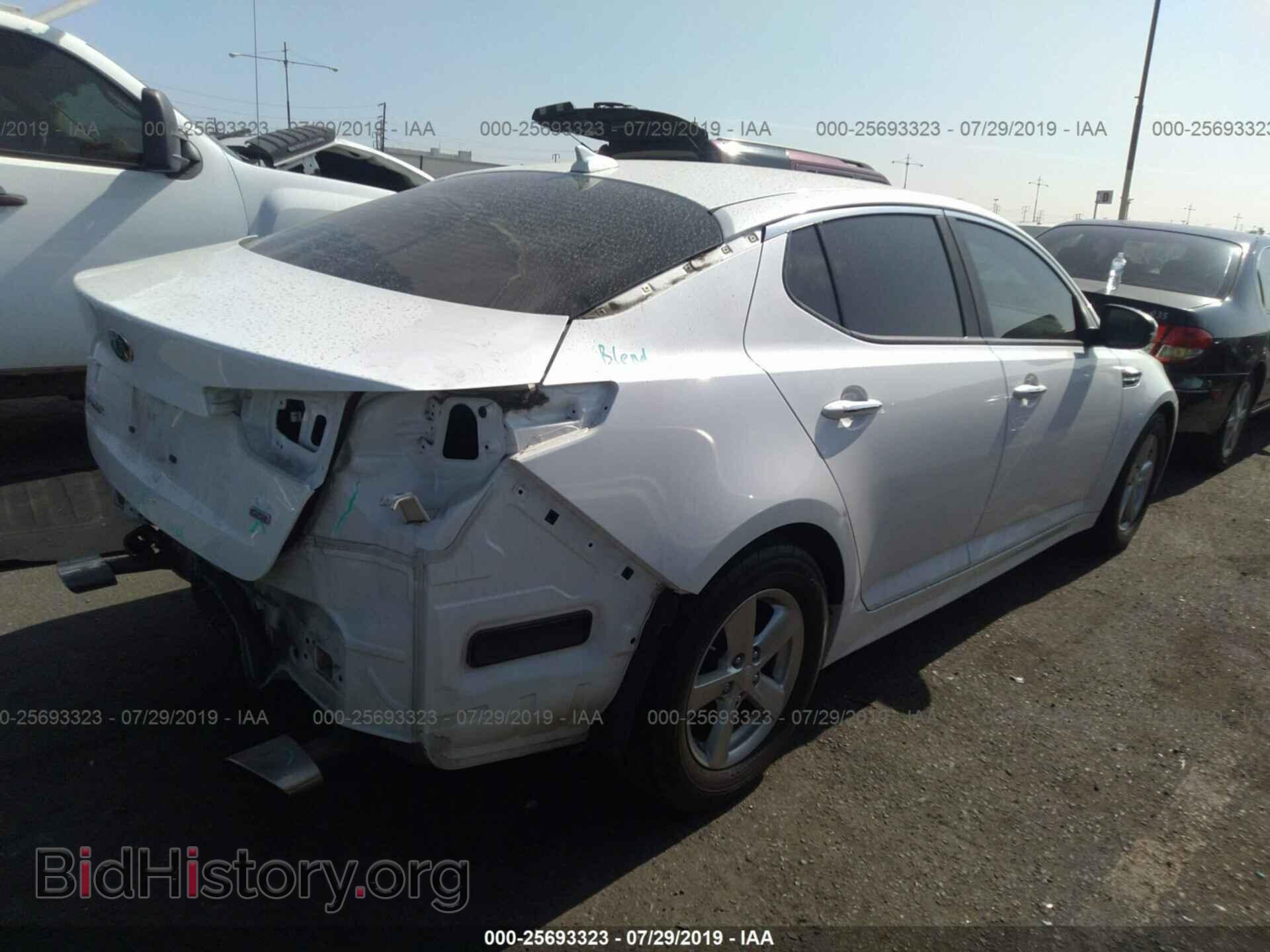2015 KIA OPTIMA - VIN: KNAGM4A71F5549379 - Photo 4