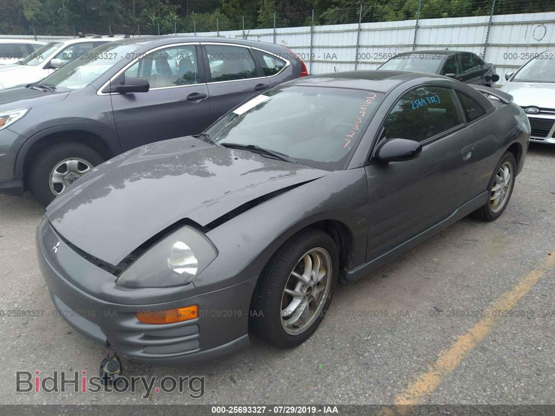 2002 MITSUBISHI ECLIPSE - VIN: 4A3AC54H82E017723 - Photo 2