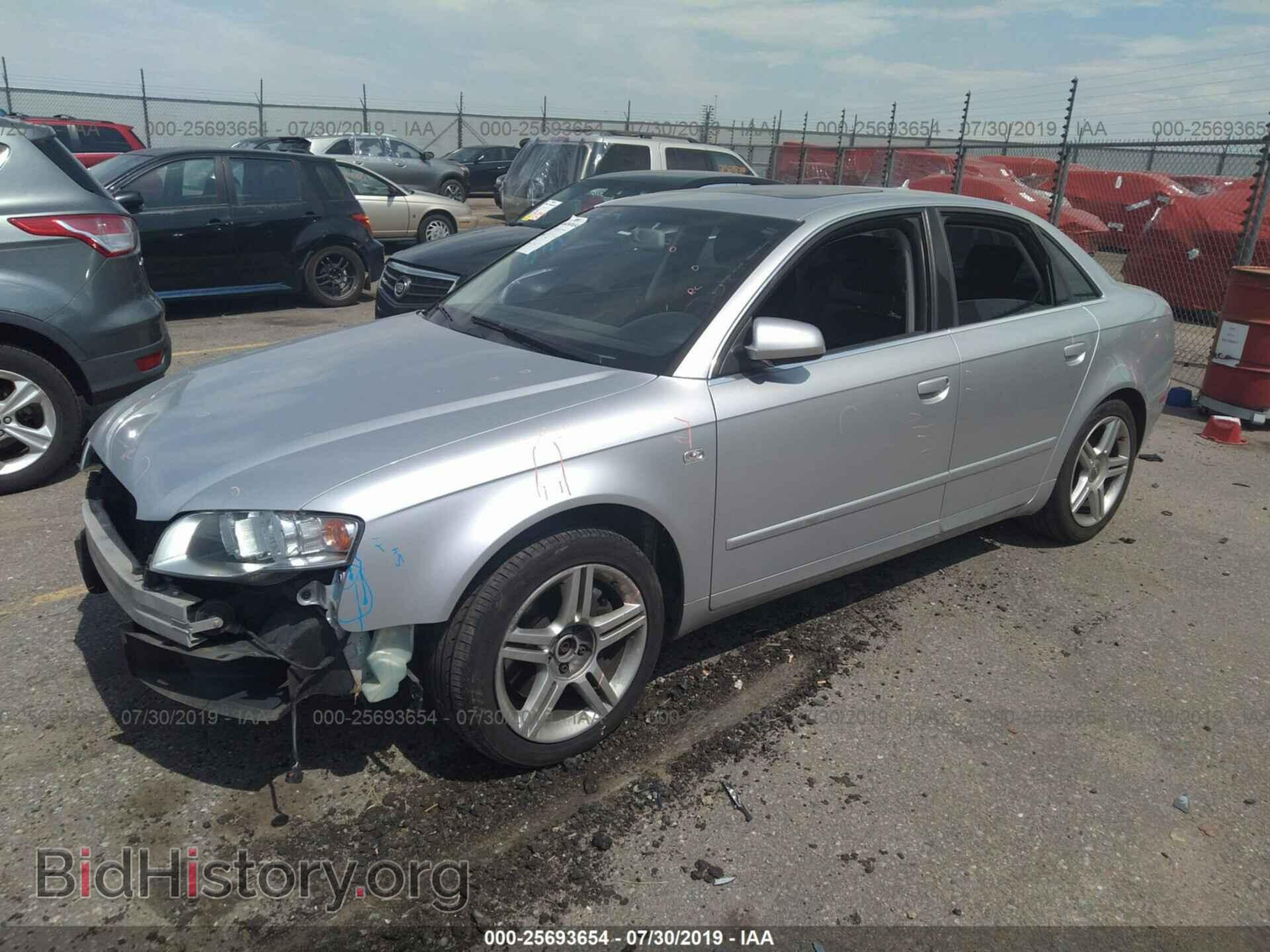 2007 AUDI A4 - VIN: WAUDF78EX7A215007 - Фото 2