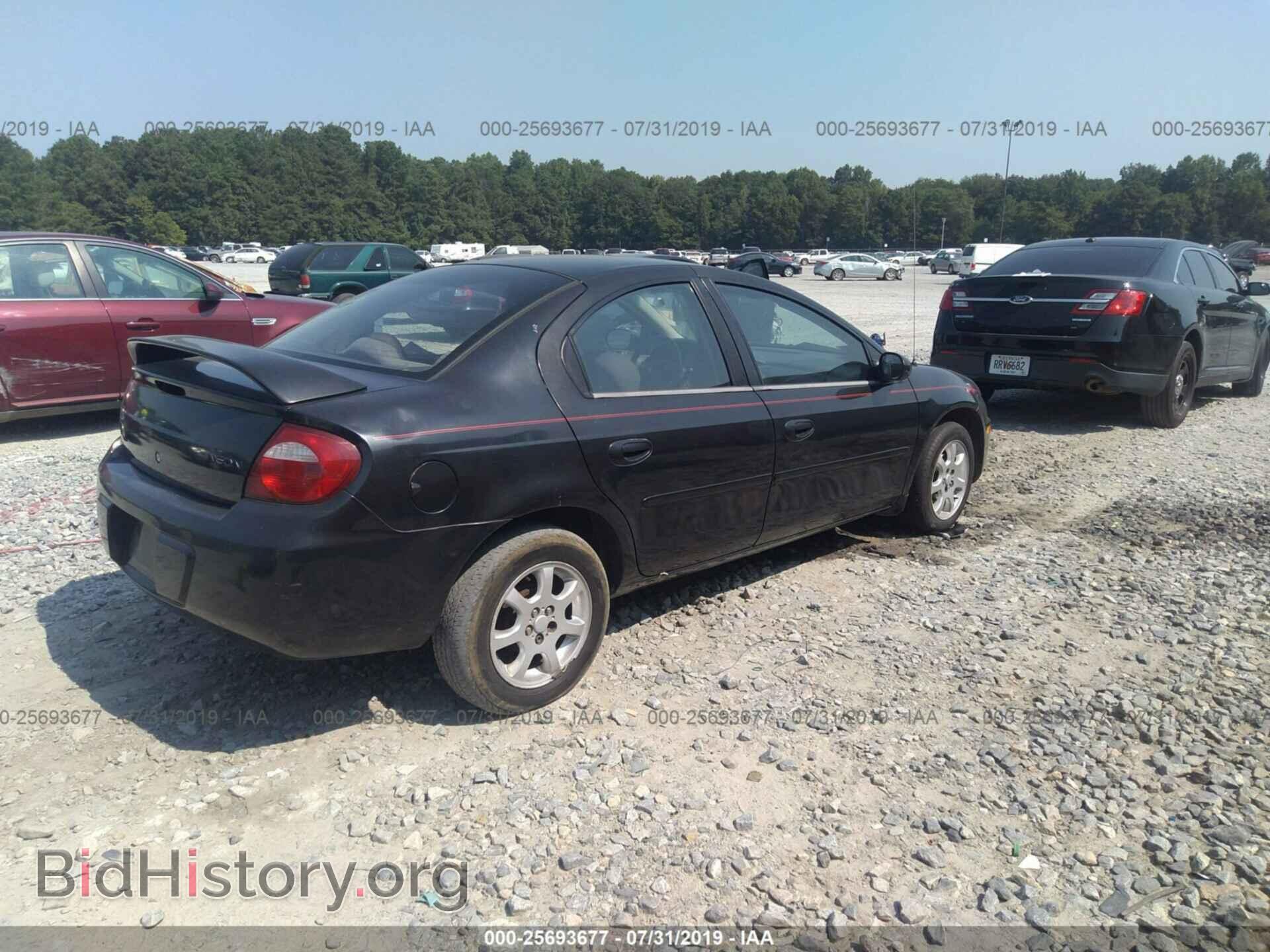 2005 DODGE NEON - VIN: 1B3ES56C95D183074 - Фото 4