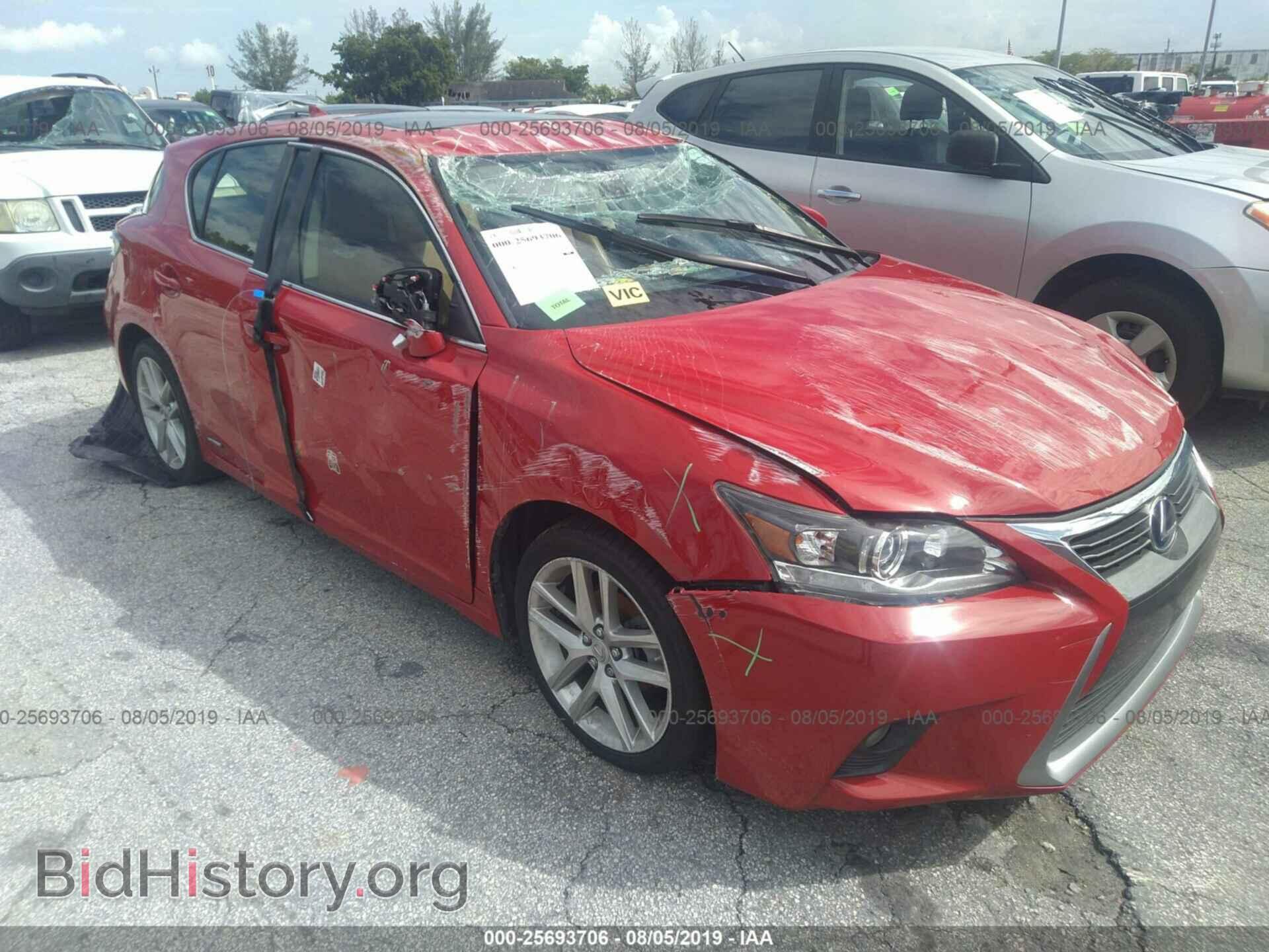 Photo JTHKD5BH0E2201730 - LEXUS CT 2014