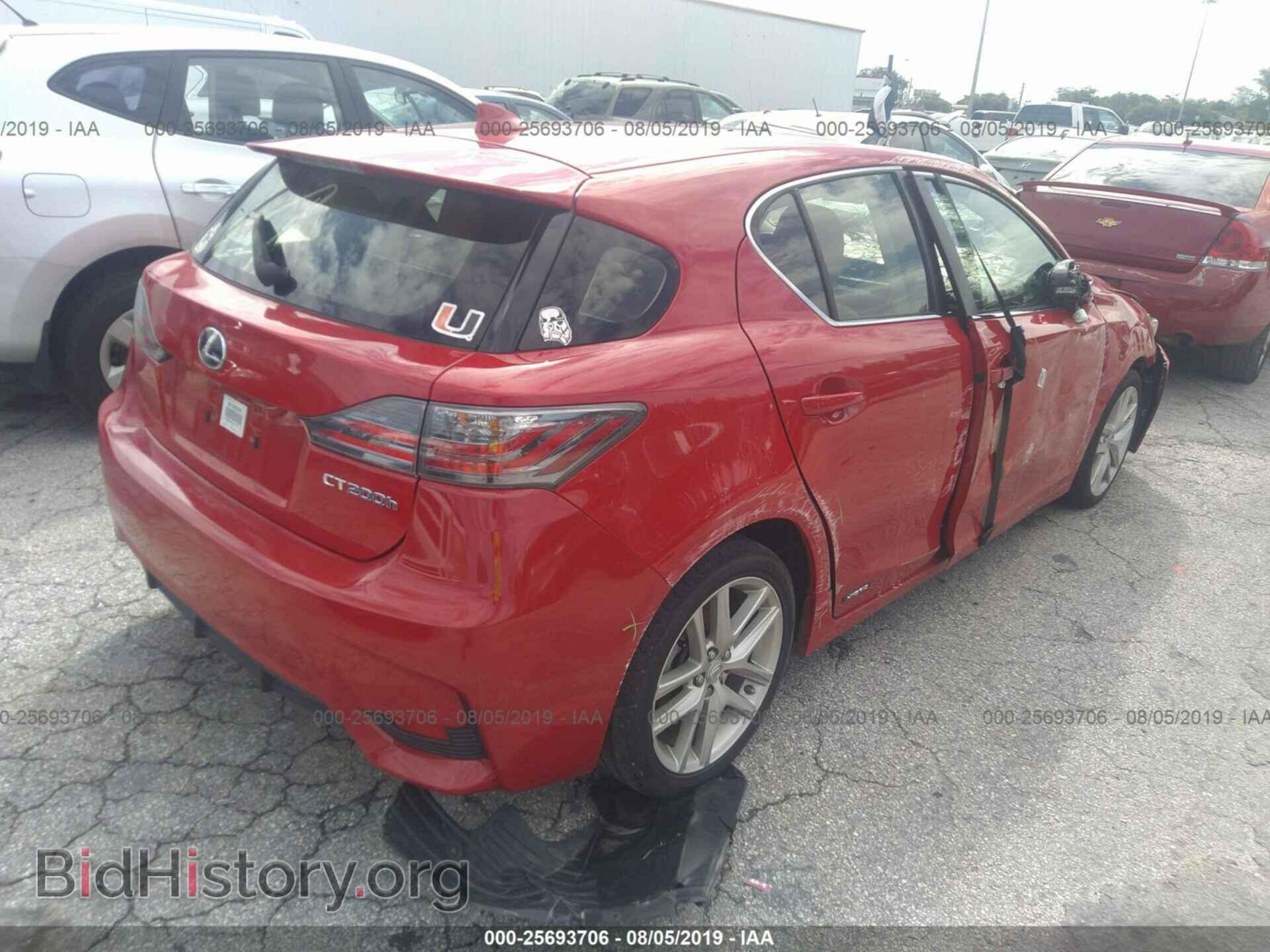 2014 LEXUS CT - VIN: JTHKD5BH0E2201730 - Photo 4