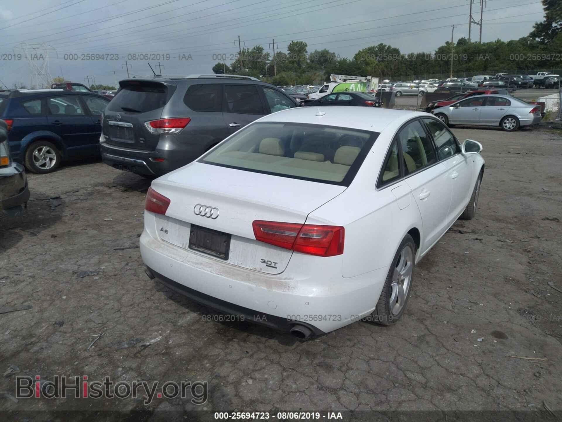 2012 AUDI A6 - VIN: WAUGGAFC3CN159794 - Фото 4