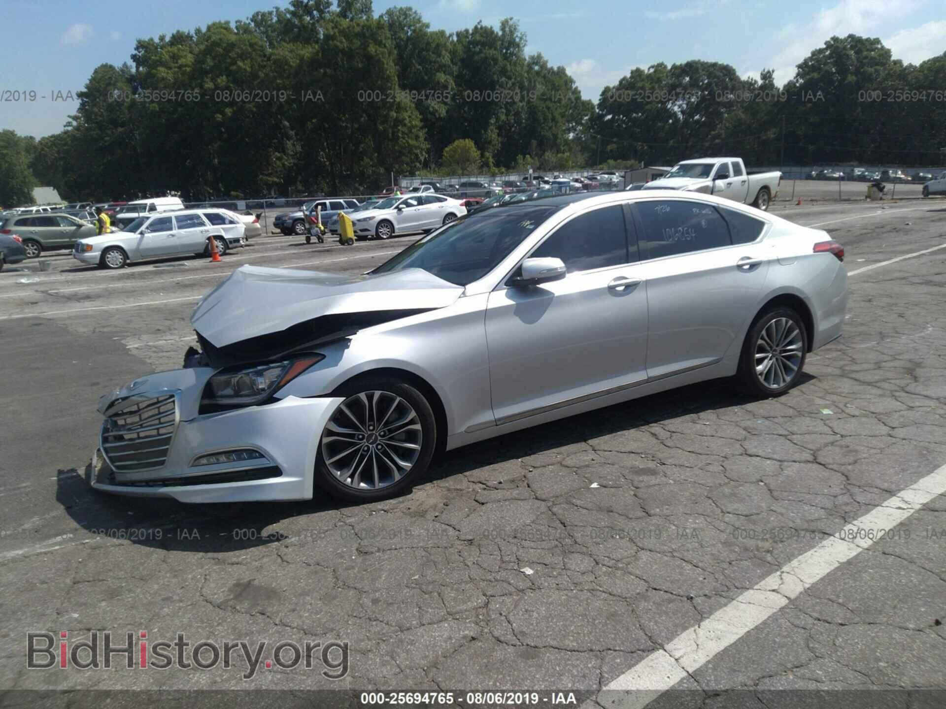 2016 HYUNDAI GENESIS - VIN: KMHGN4JE2GU106854 - Фото 2