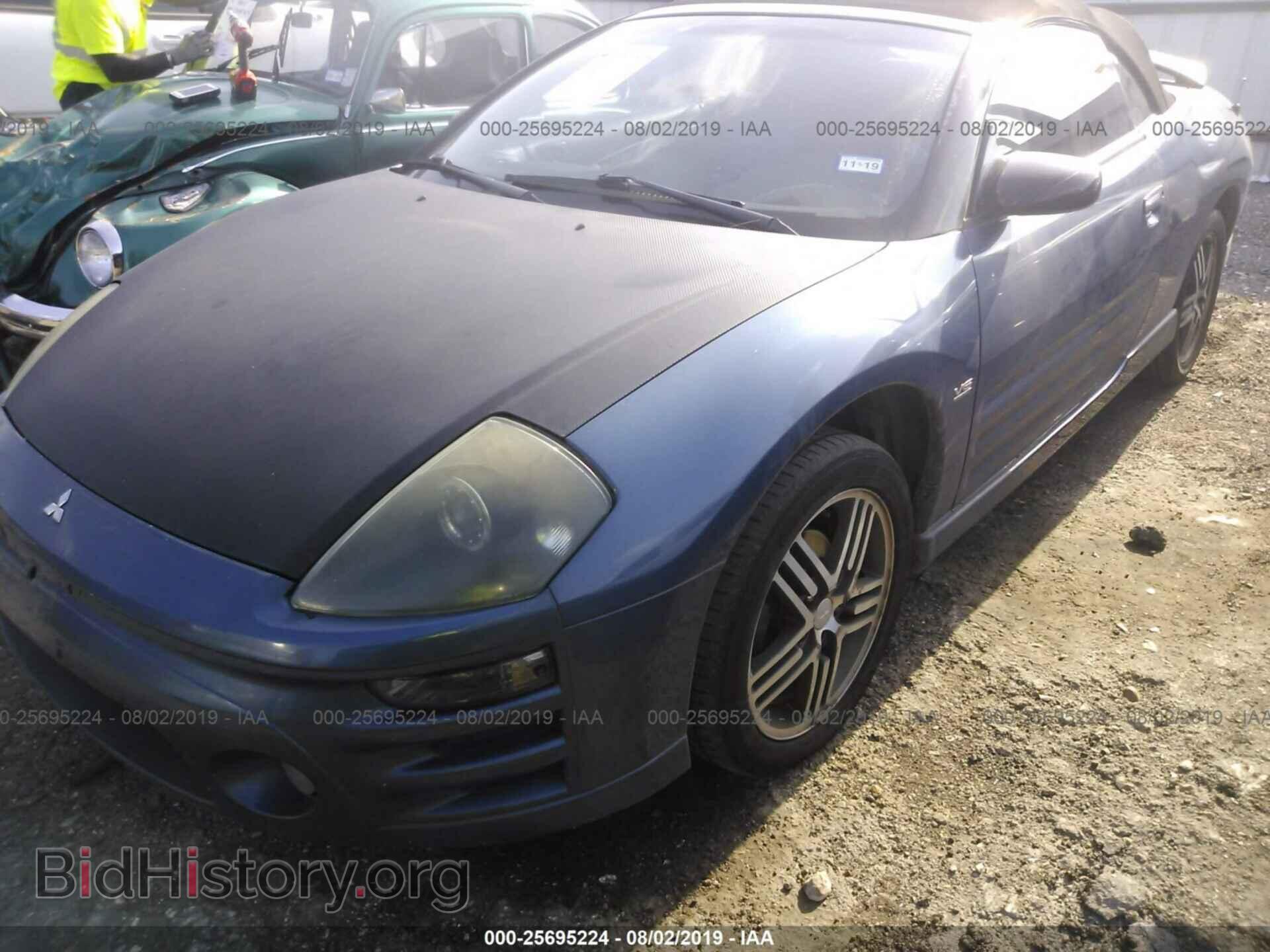 2003 MITSUBISHI ECLIPSE - VIN: 4A3AE55H73E165050 - Фото 2