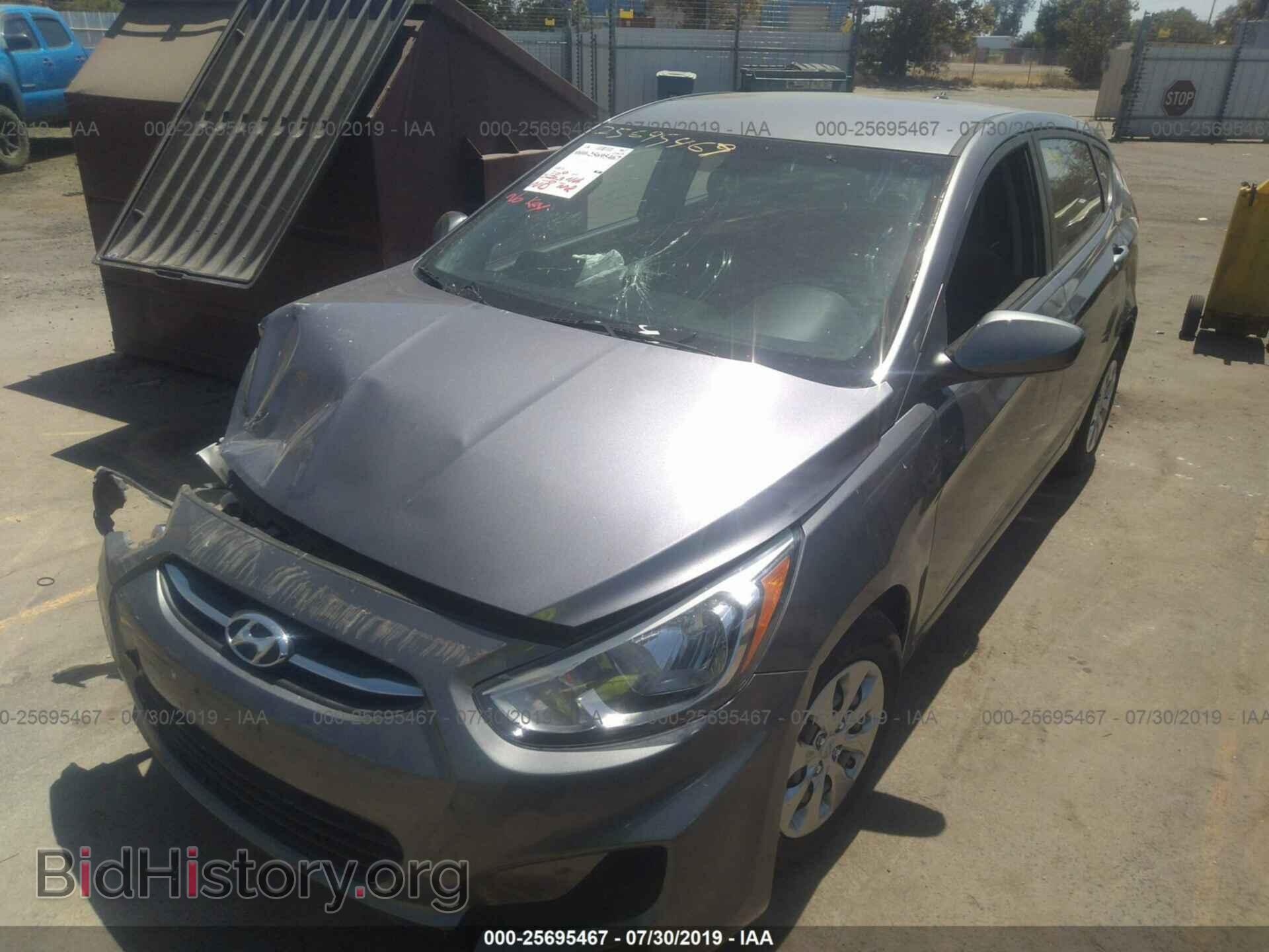 2016 HYUNDAI ACCENT - VIN: KMHCT5AE9GU278700 - Фото 2