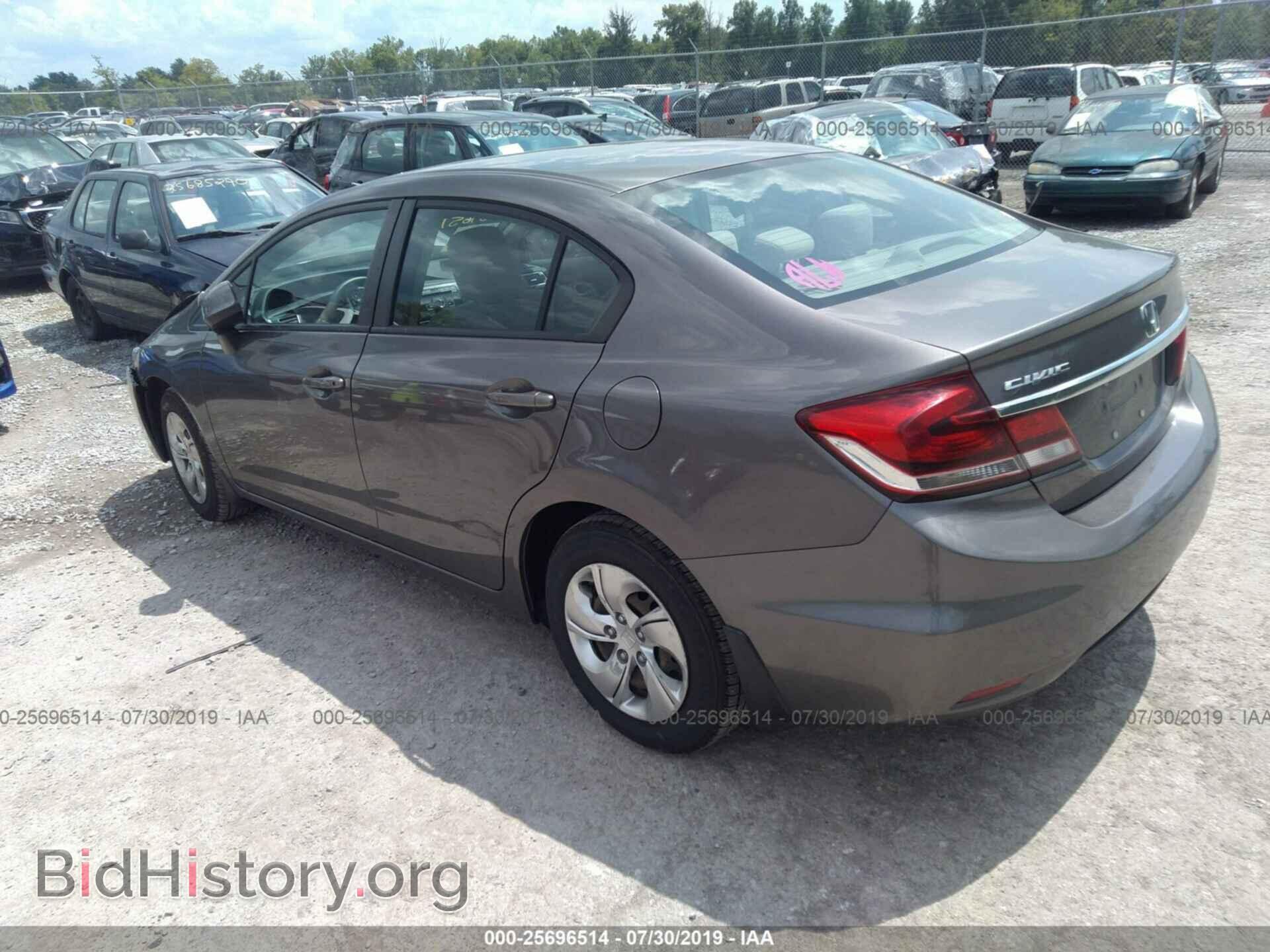 2013 HONDA CIVIC - VIN: 19XFB2F51DE012626 - Фото 3