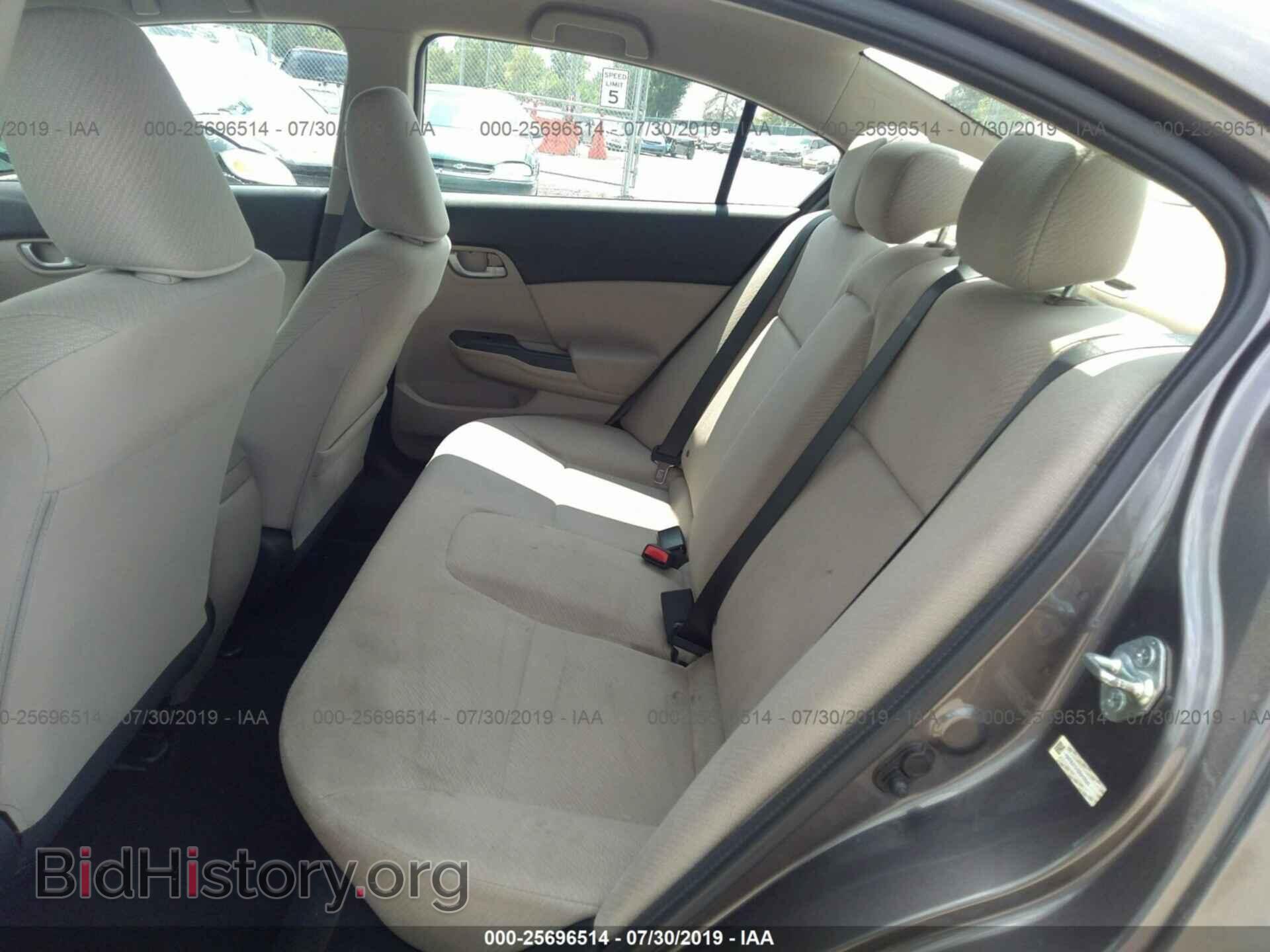 2013 HONDA CIVIC - VIN: 19XFB2F51DE012626 - Фото 8