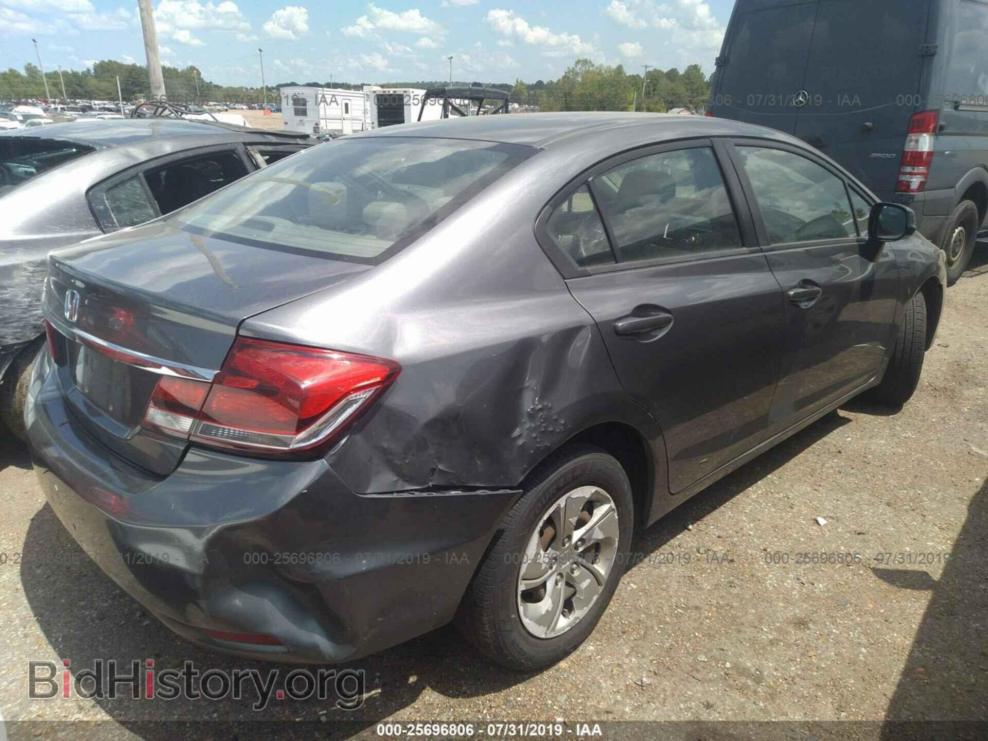 2013 HONDA CIVIC - VIN: 19XFB2F51DE208114 - Фото 4
