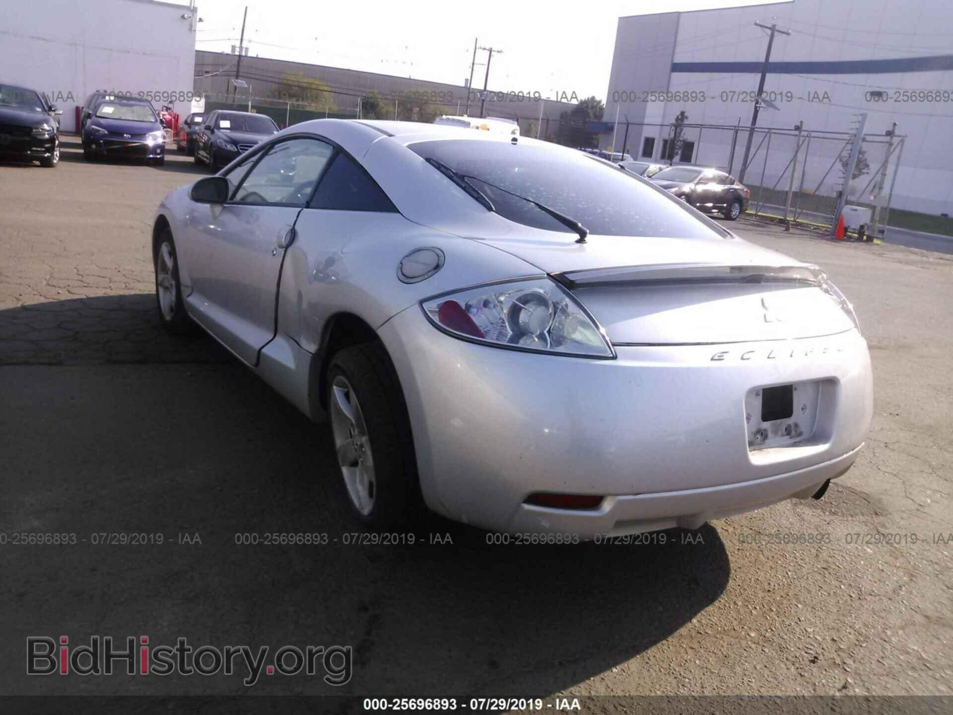 2007 MITSUBISHI ECLIPSE - VIN: 4A3AK24F17E026142 - Фото 3