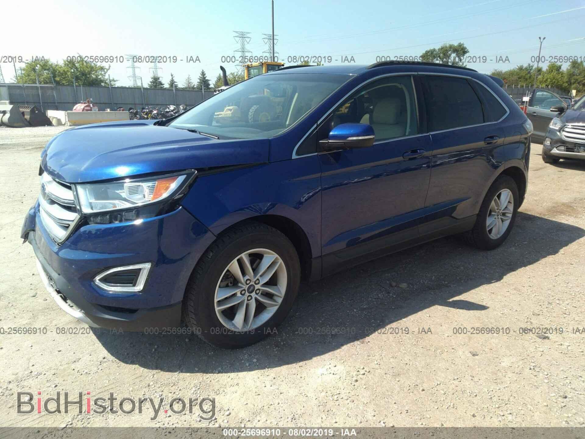 2015 FORD EDGE - VIN: 2FMTK4J82FBB35373 - Фото 2