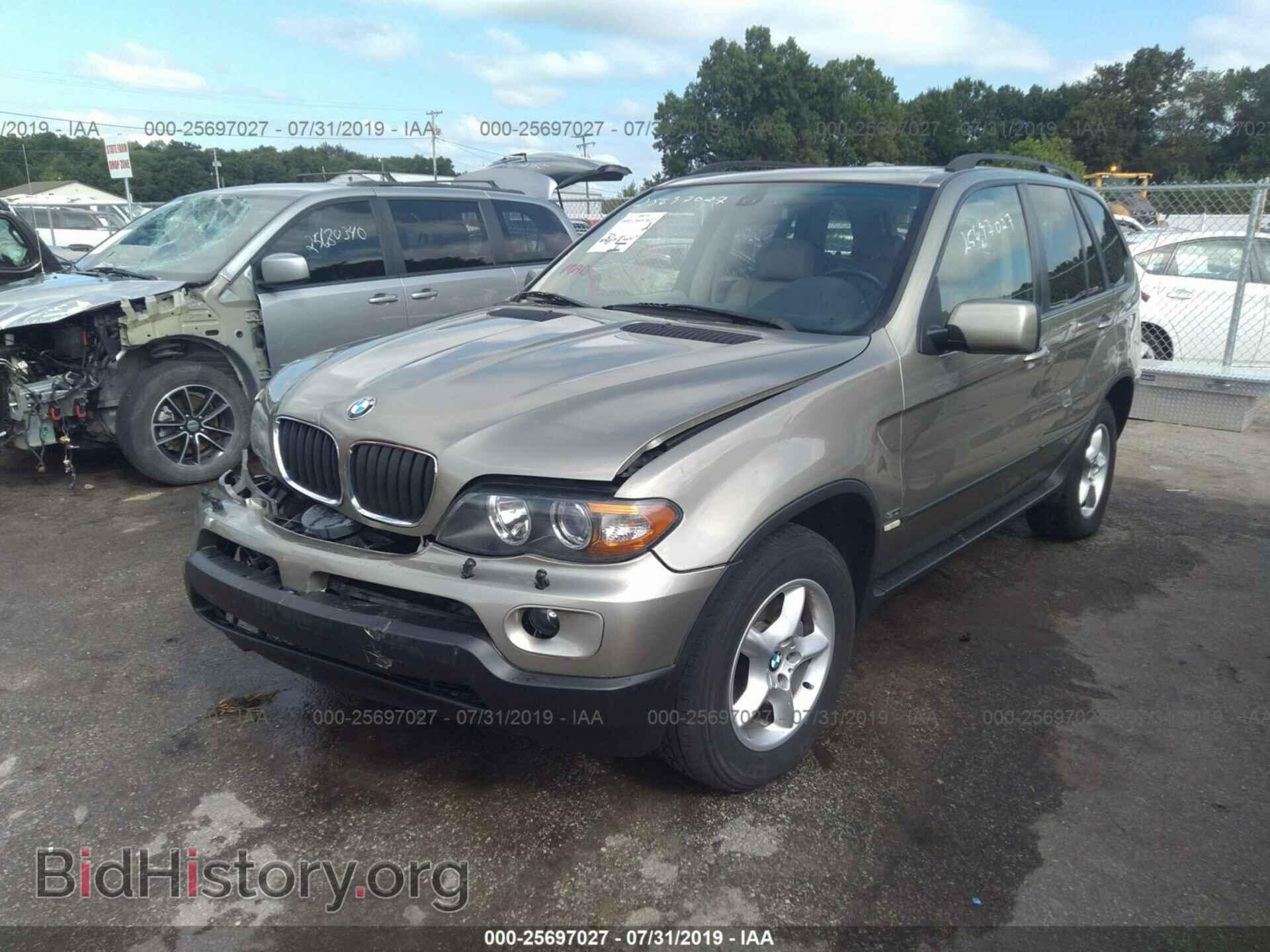 2005 BMW X5 - VIN: 5UXFA13505LY06316 - Фото 2