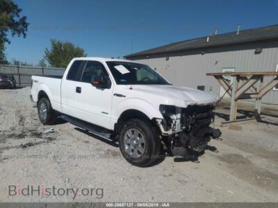 2012 Ford F150 Super Cab, белый — VIN 1FTFX1ETXCFB33770, IAAI