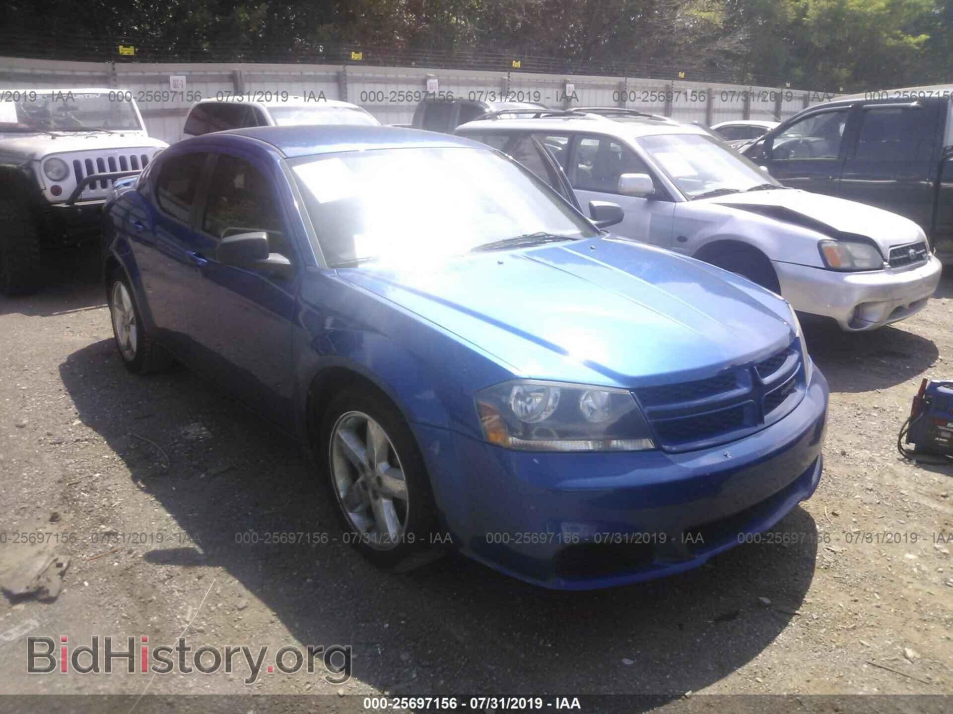 Photo 1C3CDZAG4DN769051 - DODGE AVENGER 2013