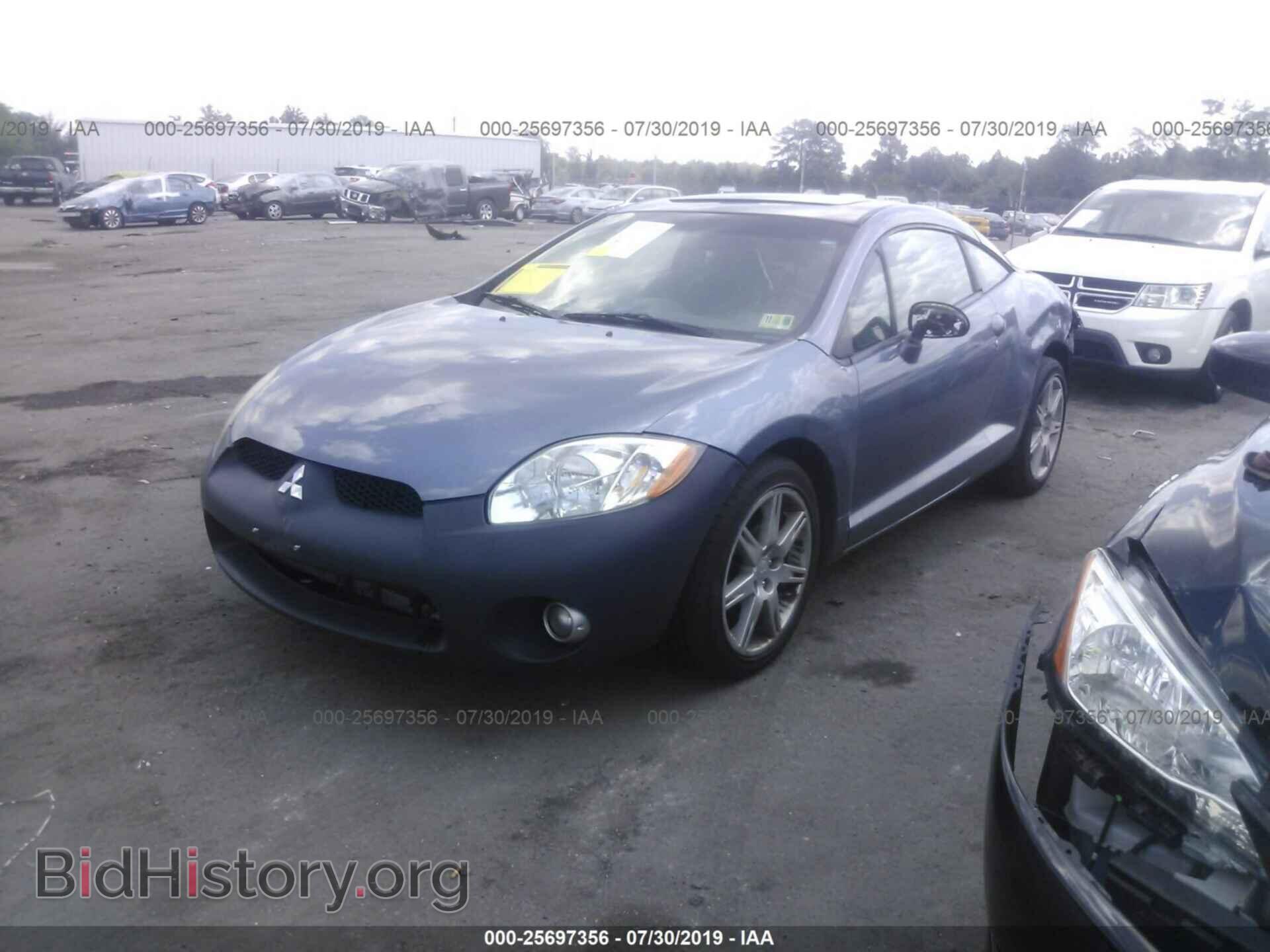 2007 MITSUBISHI ECLIPSE - VIN: 4A3AK34TX7E020240 - Фото 2