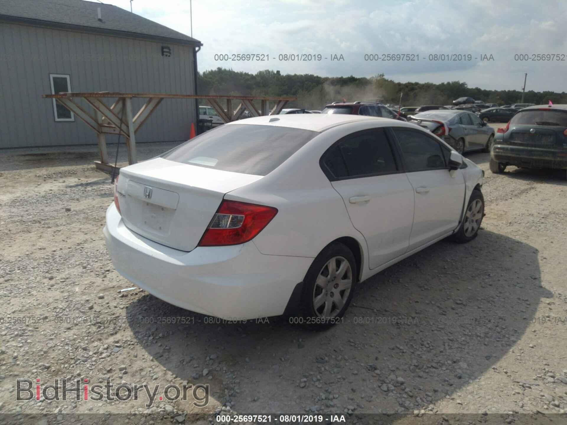 2012 HONDA CIVIC - VIN: 2HGFB2F94CH506776 - Фото 4