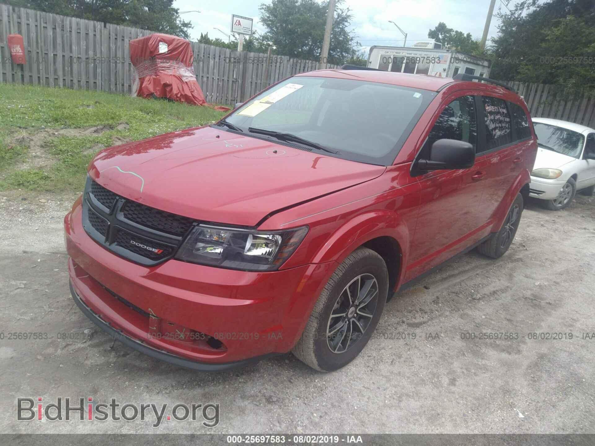 2018 DODGE JOURNEY - VIN: 3C4PDCAB5JT302568 - Фото 2