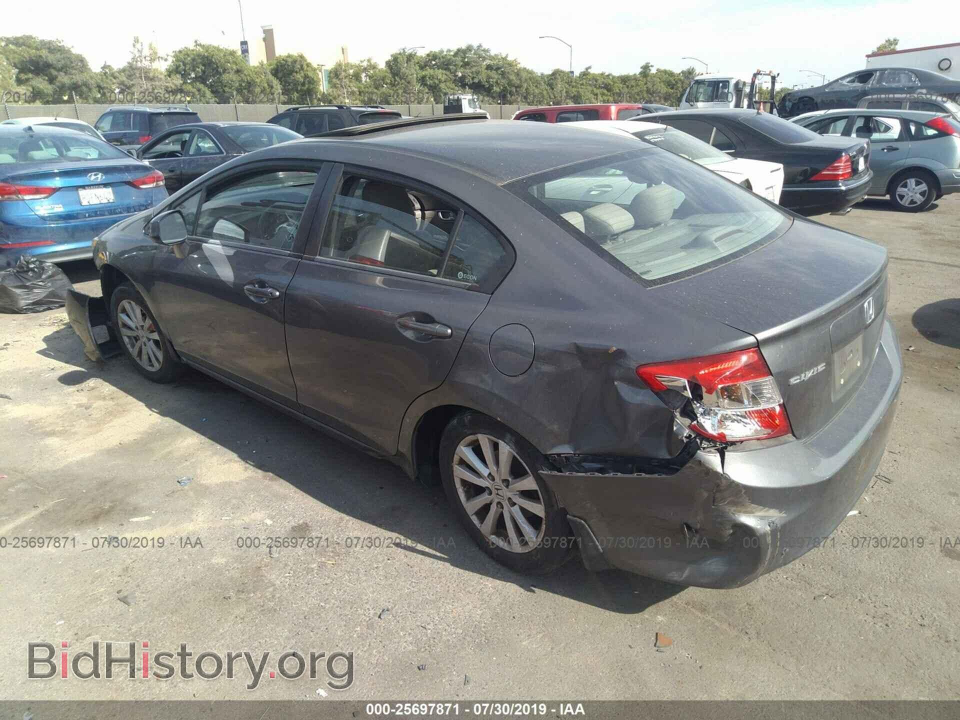 2012 HONDA CIVIC - VIN: 2HGFB2F80CH320420 - Фото 3