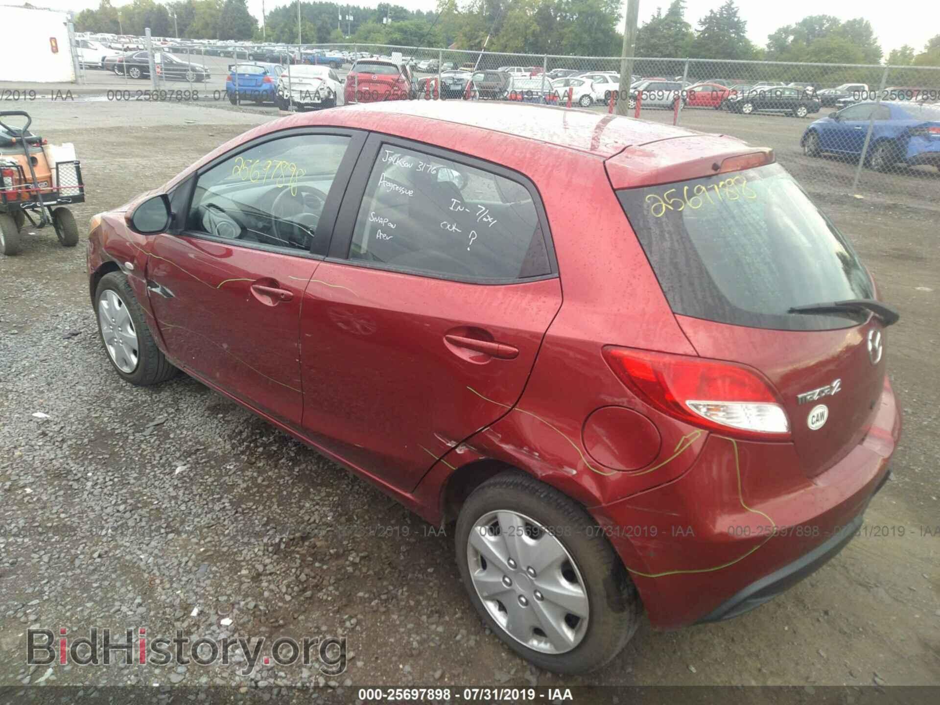 2014 MAZDA MAZDA2 - VIN: JM1DE1KZ1E0183176 - Фото 3