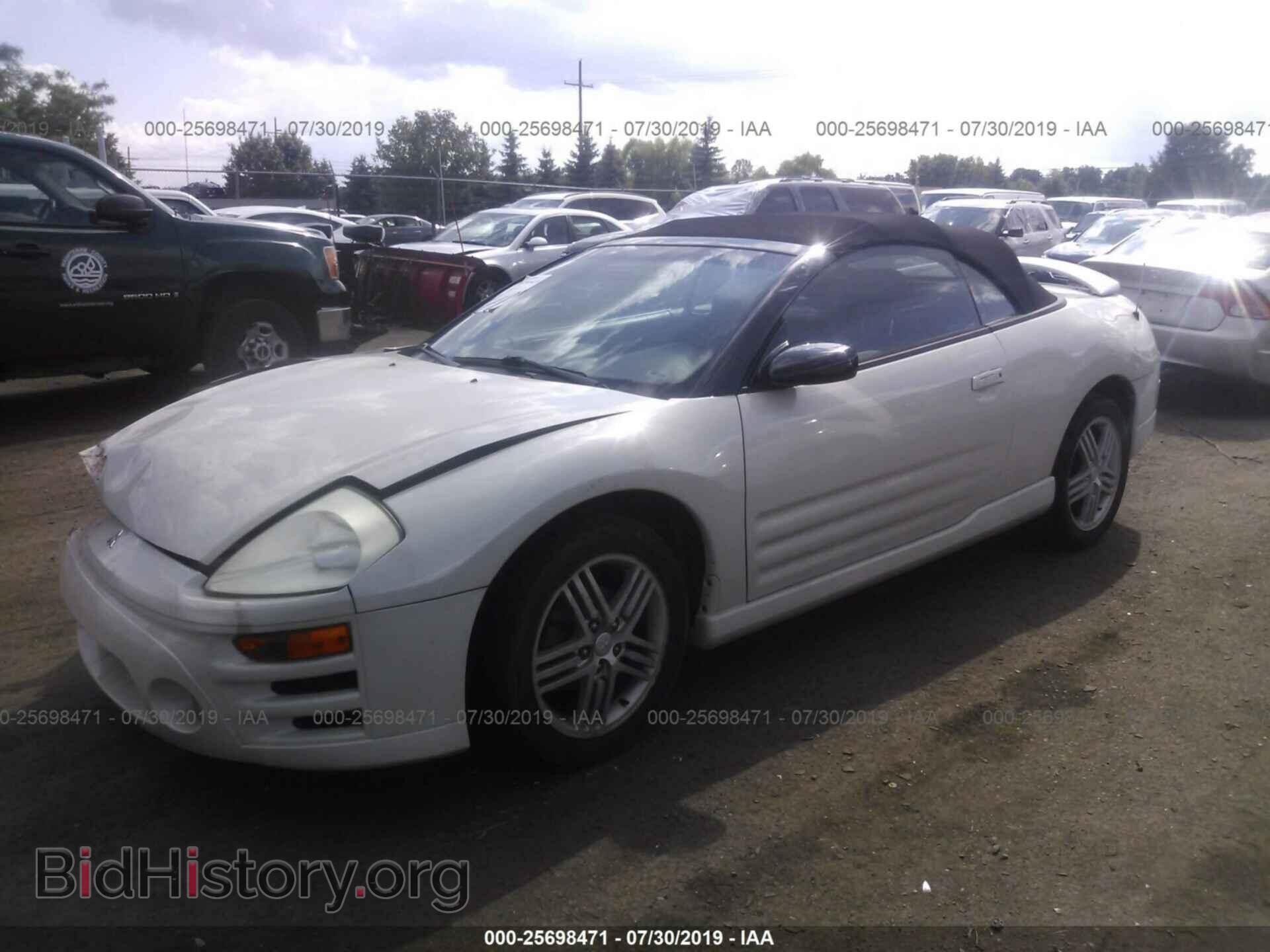 2004 MITSUBISHI ECLIPSE - VIN: 4A3AE55HX4E095898 - Фото 2